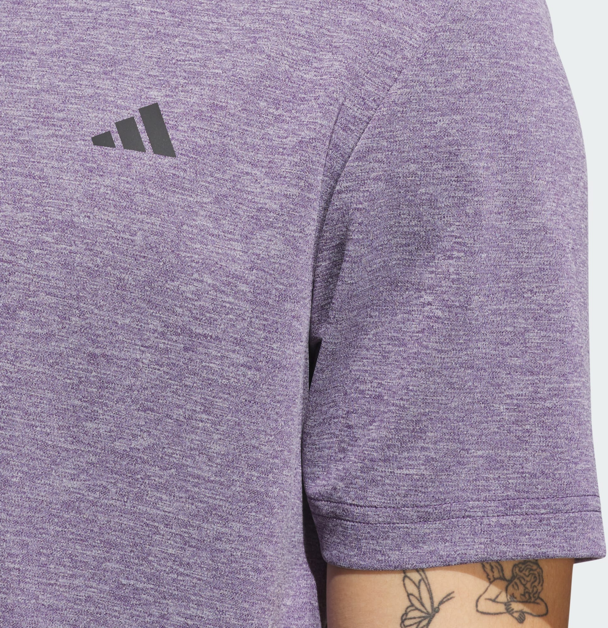 ADIDAS, Adidas Drive Heather Golf Polo Shirt