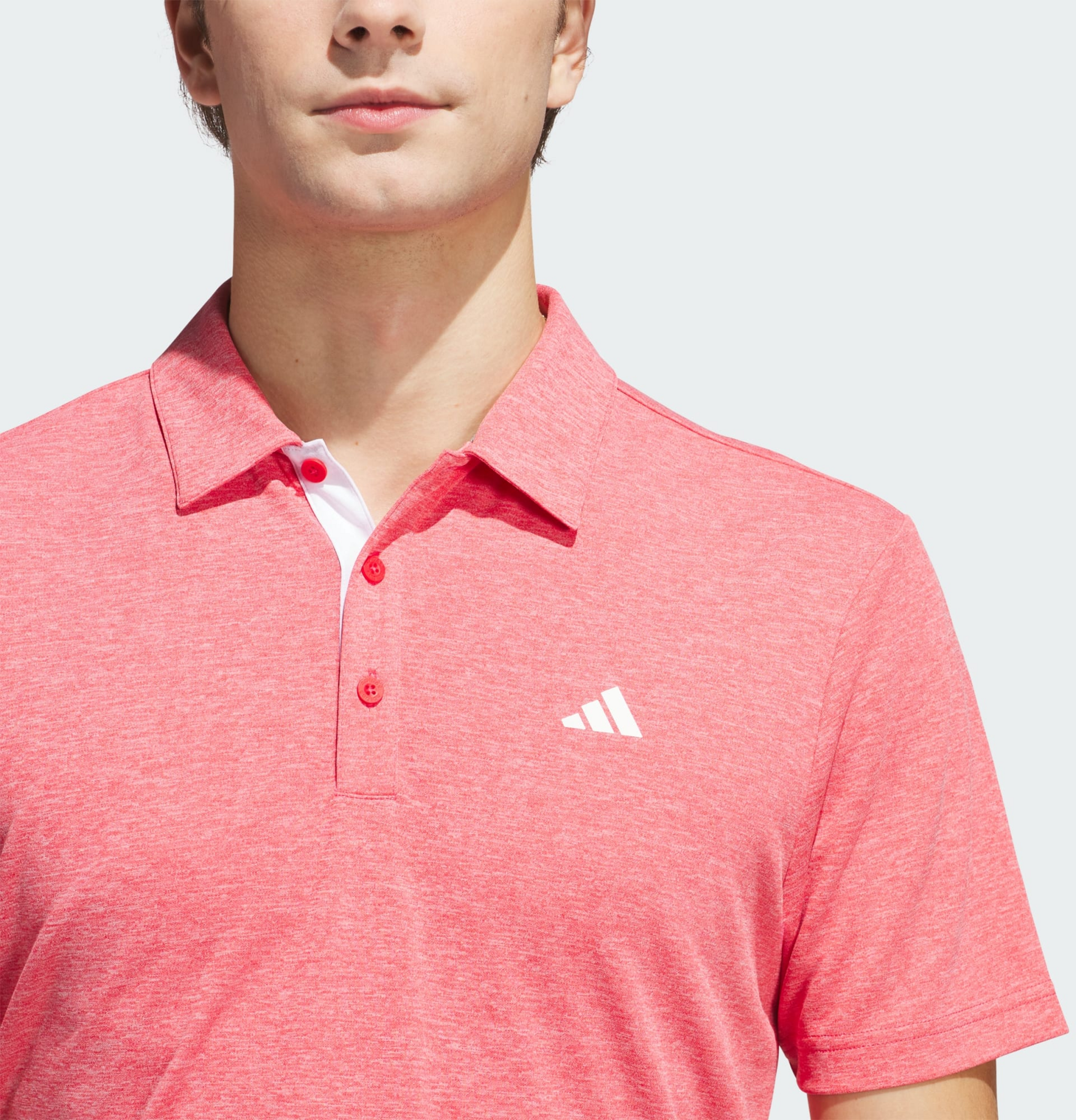 ADIDAS, Adidas Drive Heather Golf Polo Shirt