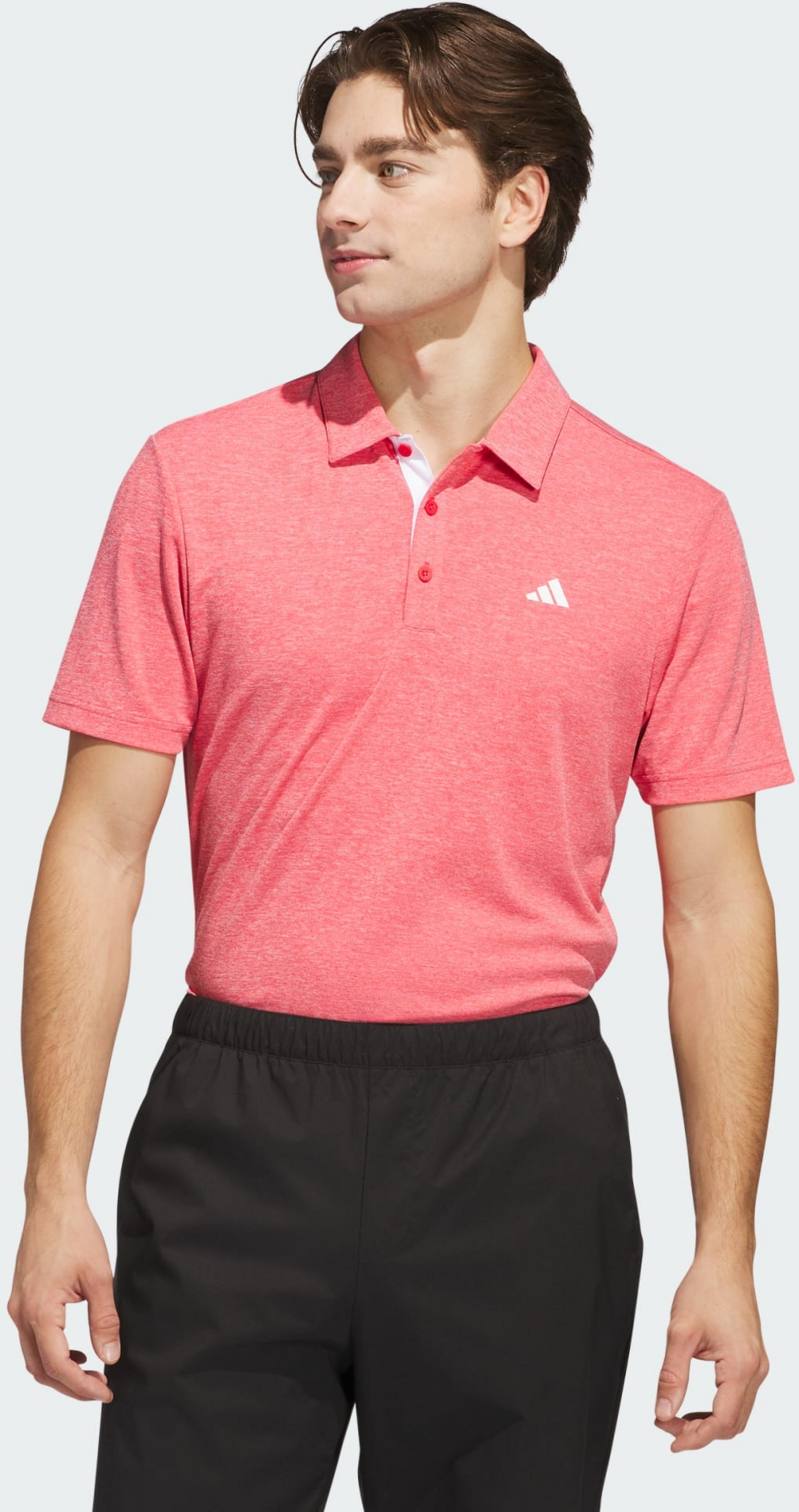 ADIDAS, Adidas Drive Heather Golf Polo Shirt