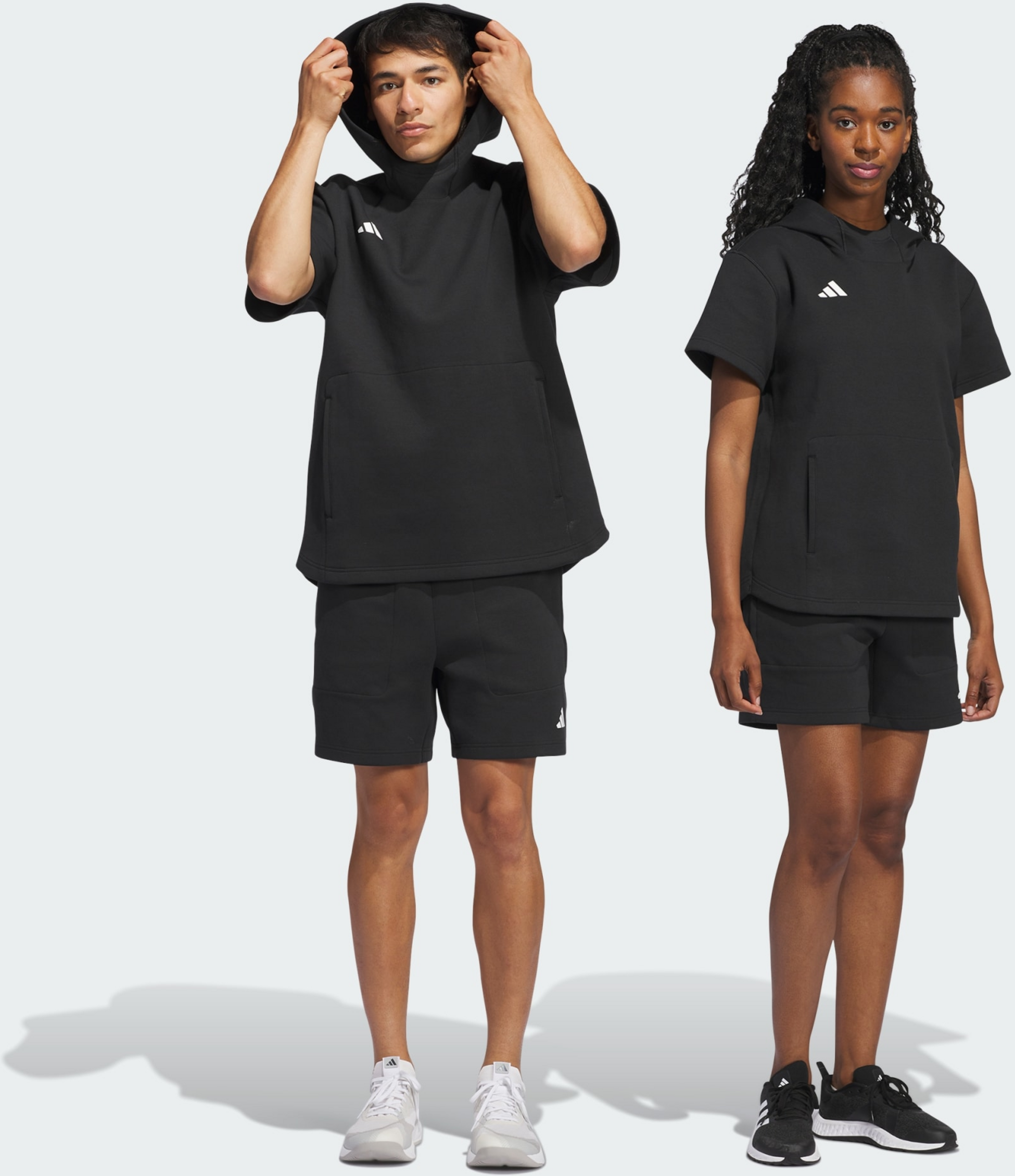 ADIDAS, Adidas Dugout Short Sleeve Hoodie (gender Neutral)
