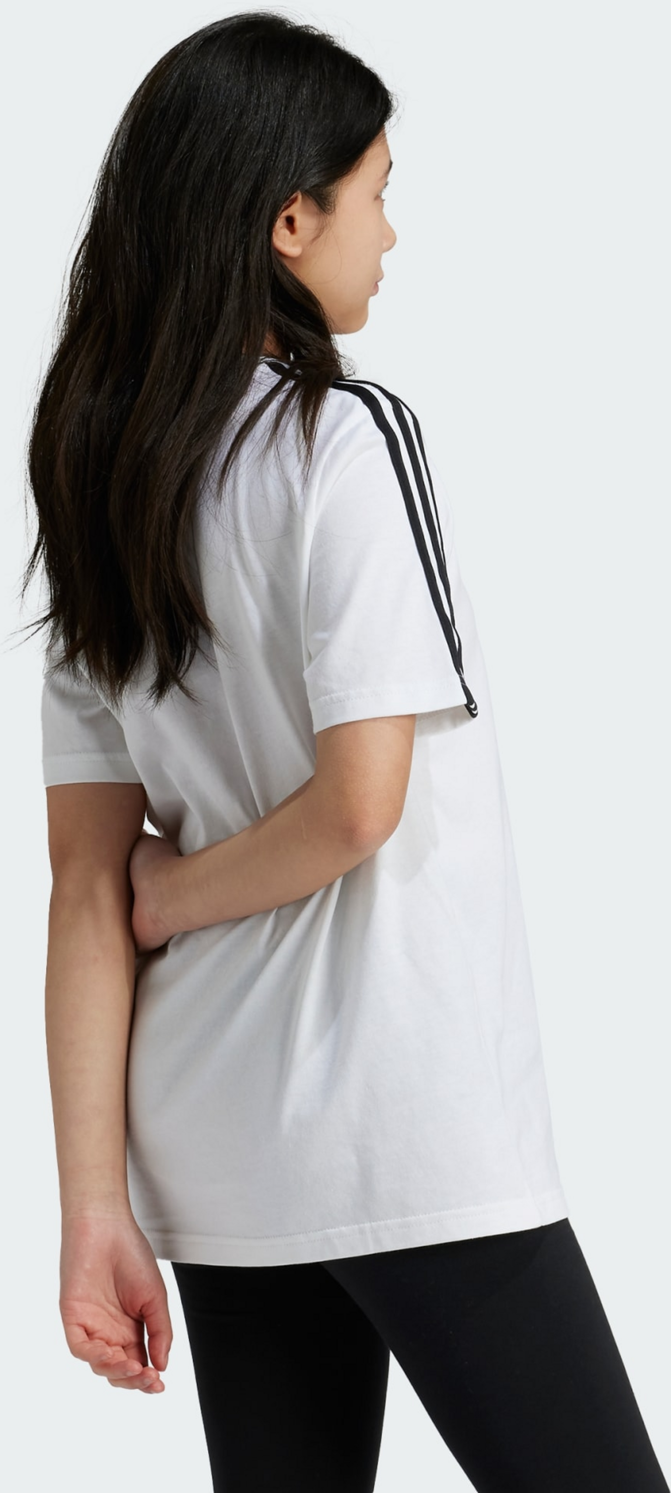 ADIDAS, Adidas Essentials 3-stripes Cotton Loose Fit Boyfriend Tee