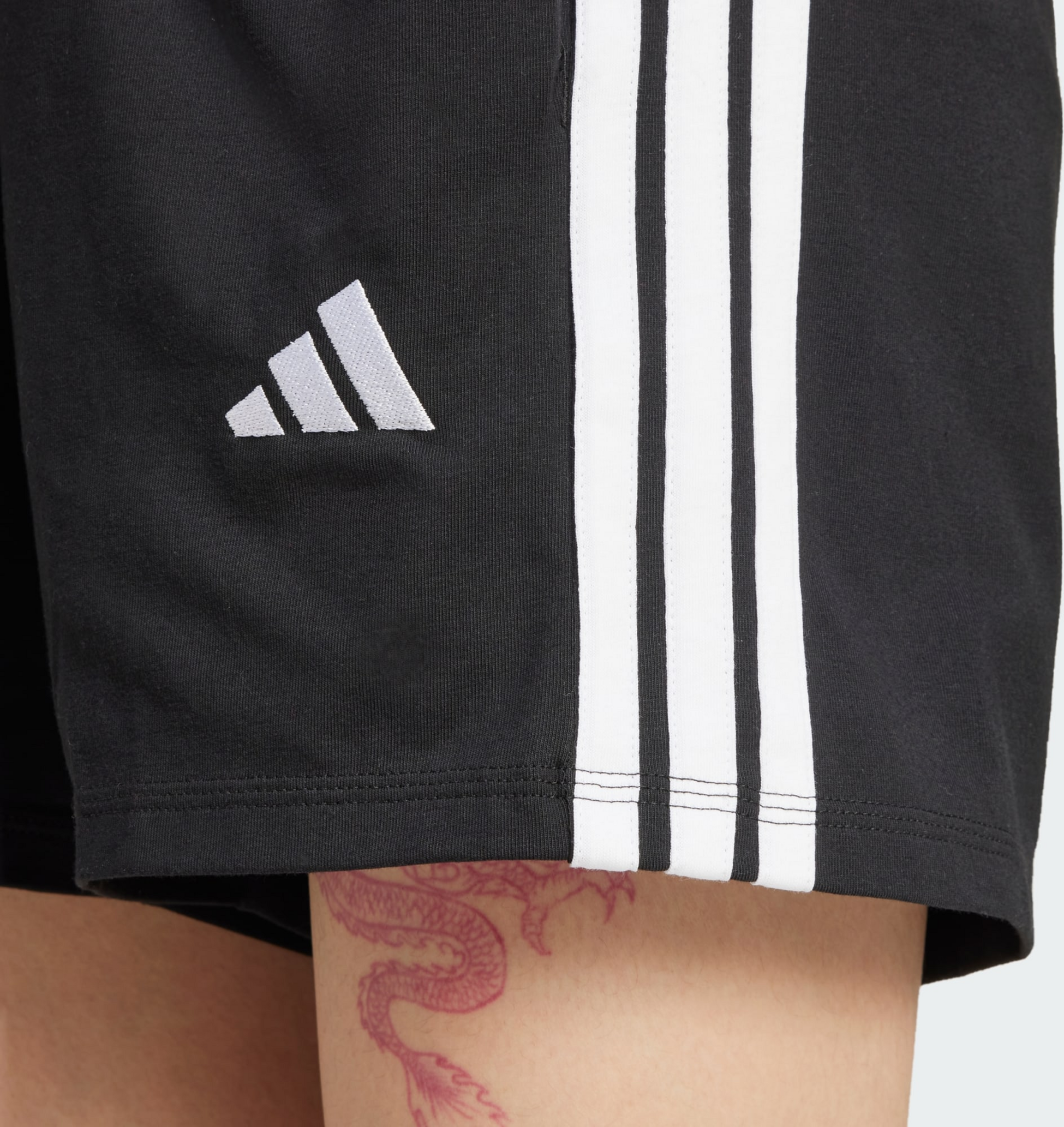 ADIDAS, Adidas Essentials 3-stripes Cotton Shorts