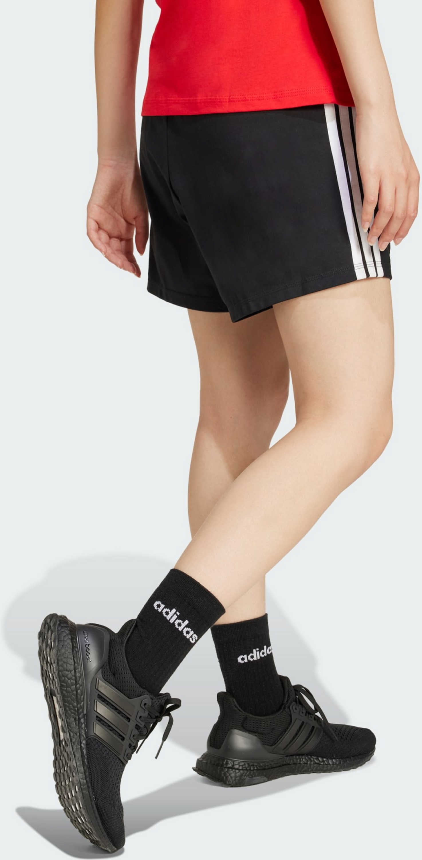ADIDAS, Adidas Essentials 3-stripes Cotton Shorts