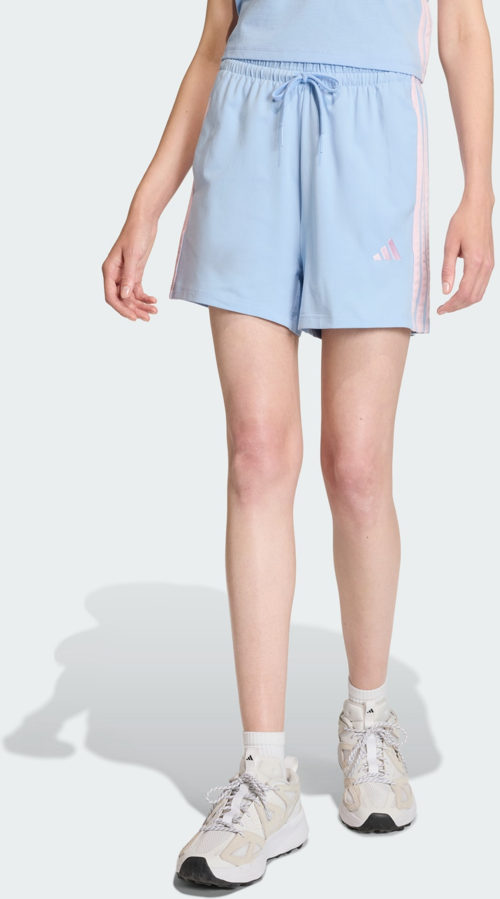 ADIDAS, Adidas Essentials 3-stripes Cotton Shorts