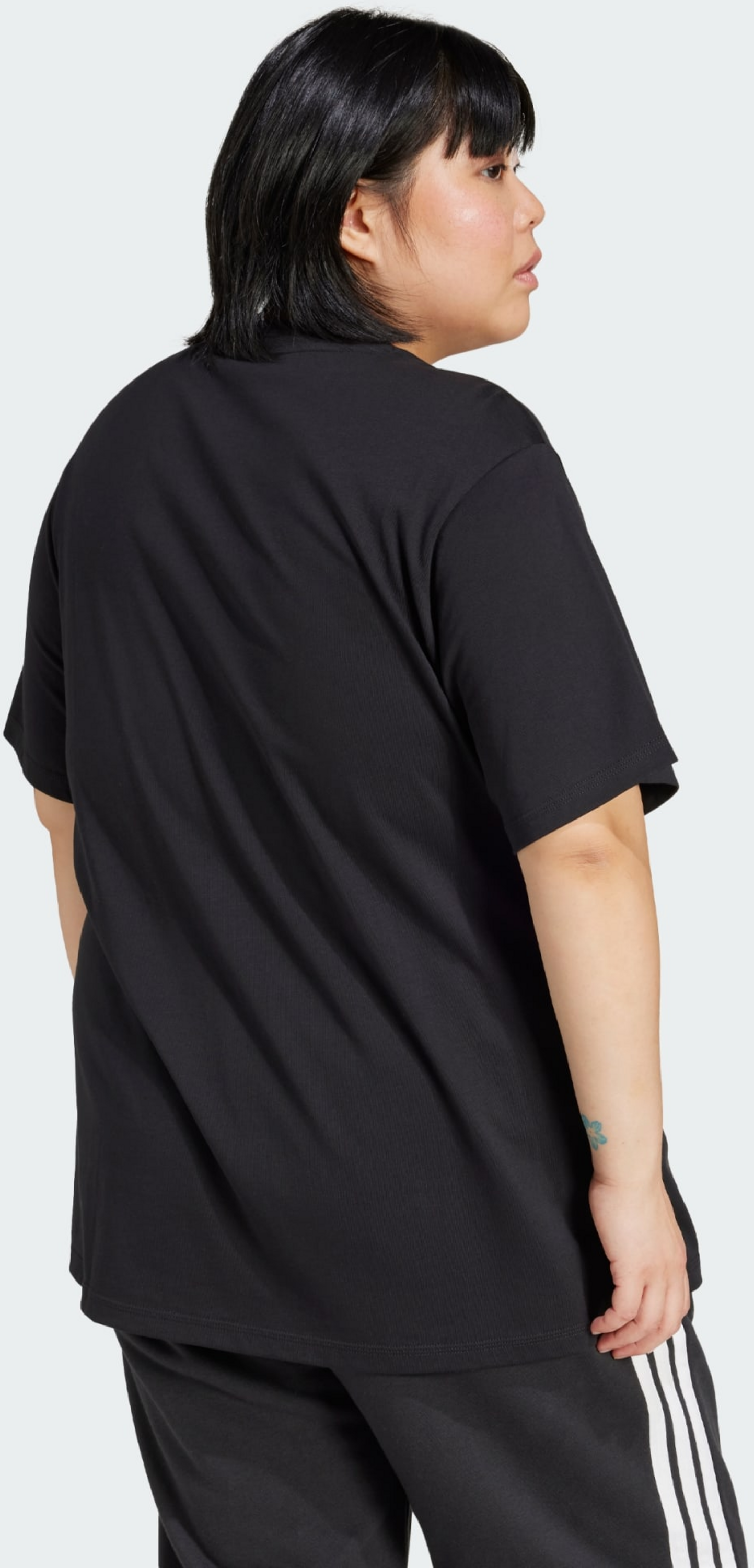 ADIDAS, Adidas Essentials 3-stripes Cotton T-shirt (plus Size)