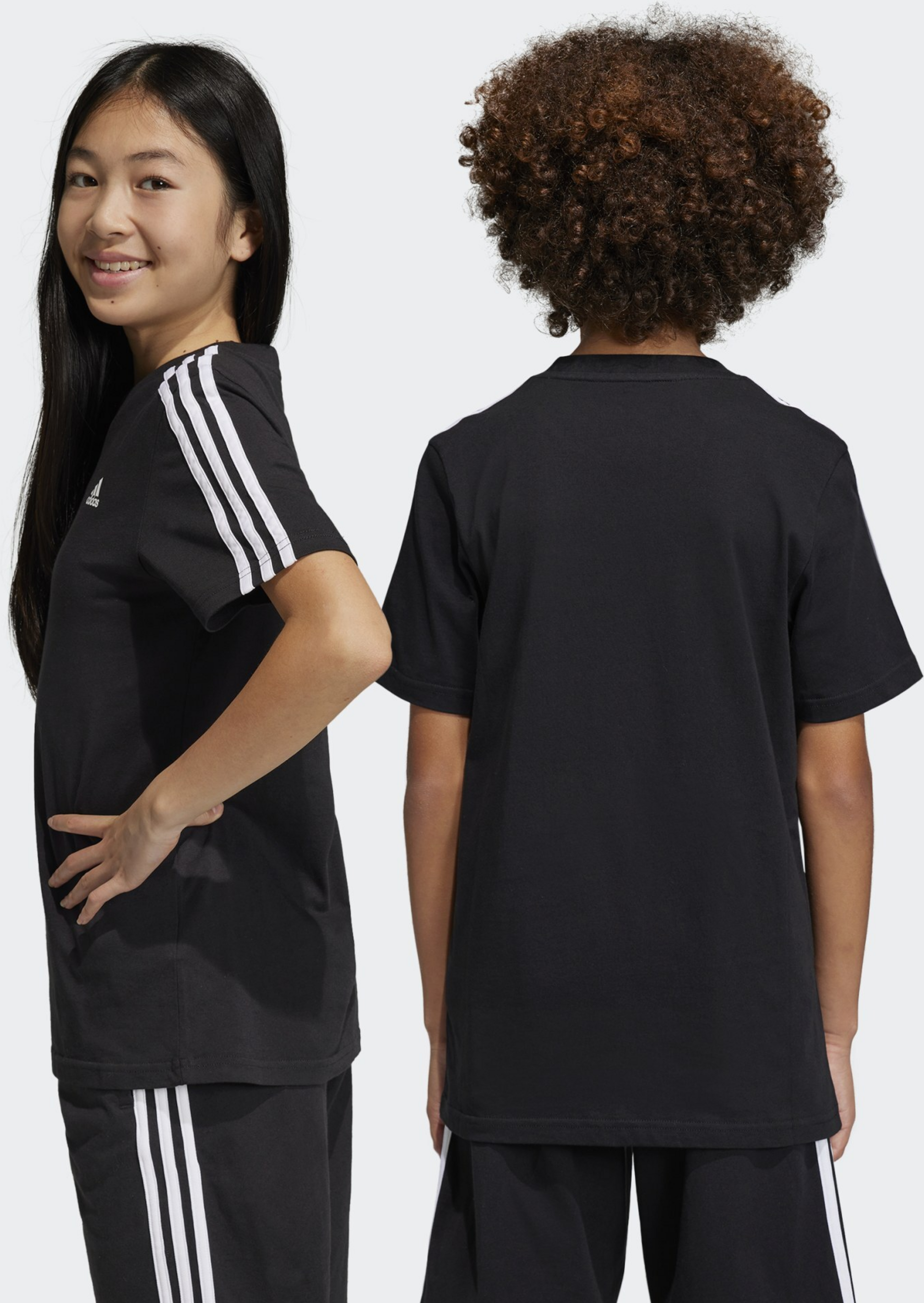 ADIDAS, Adidas Essentials 3-stripes Cotton Tee