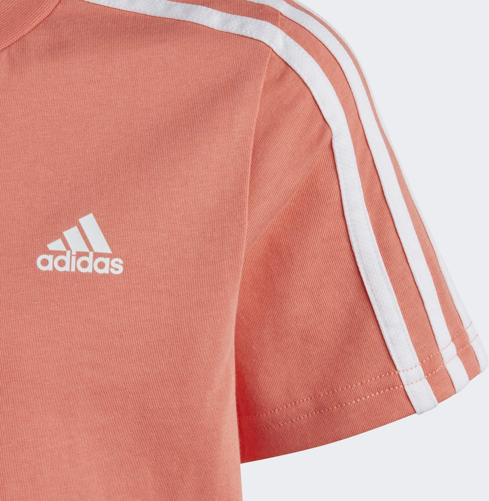 ADIDAS, Adidas Essentials 3-stripes Cotton Tee