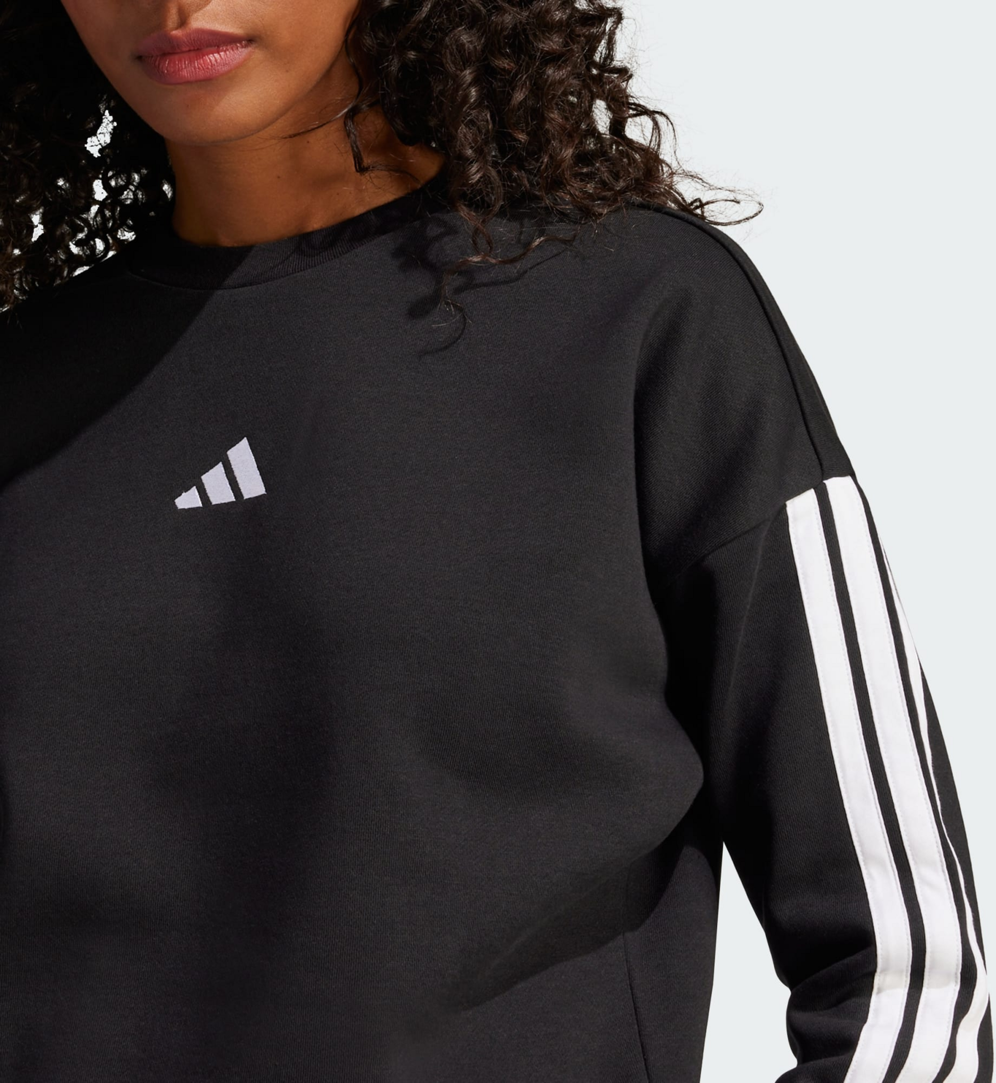 ADIDAS, Adidas Essentials 3-stripes Fleece Sweatshirt