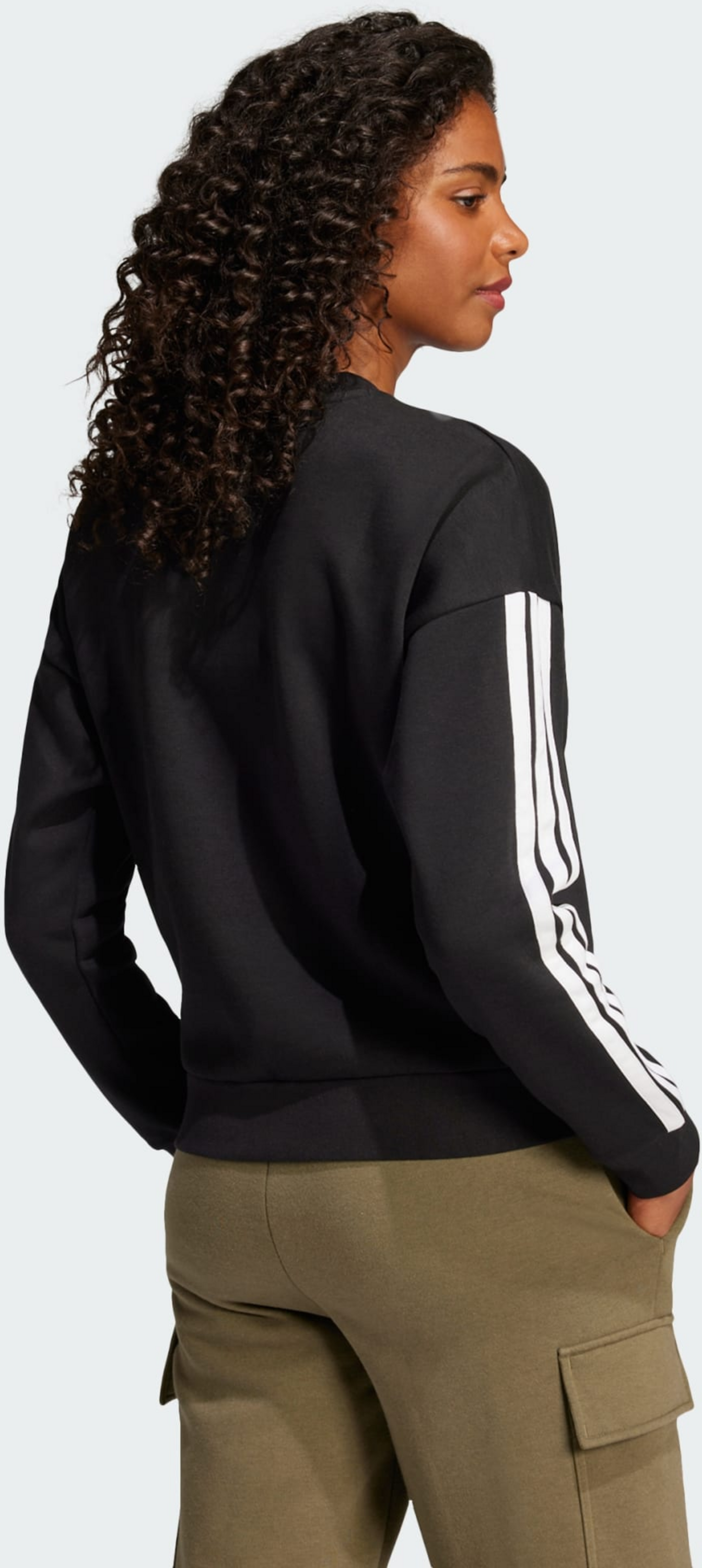 ADIDAS, Adidas Essentials 3-stripes Fleece Sweatshirt