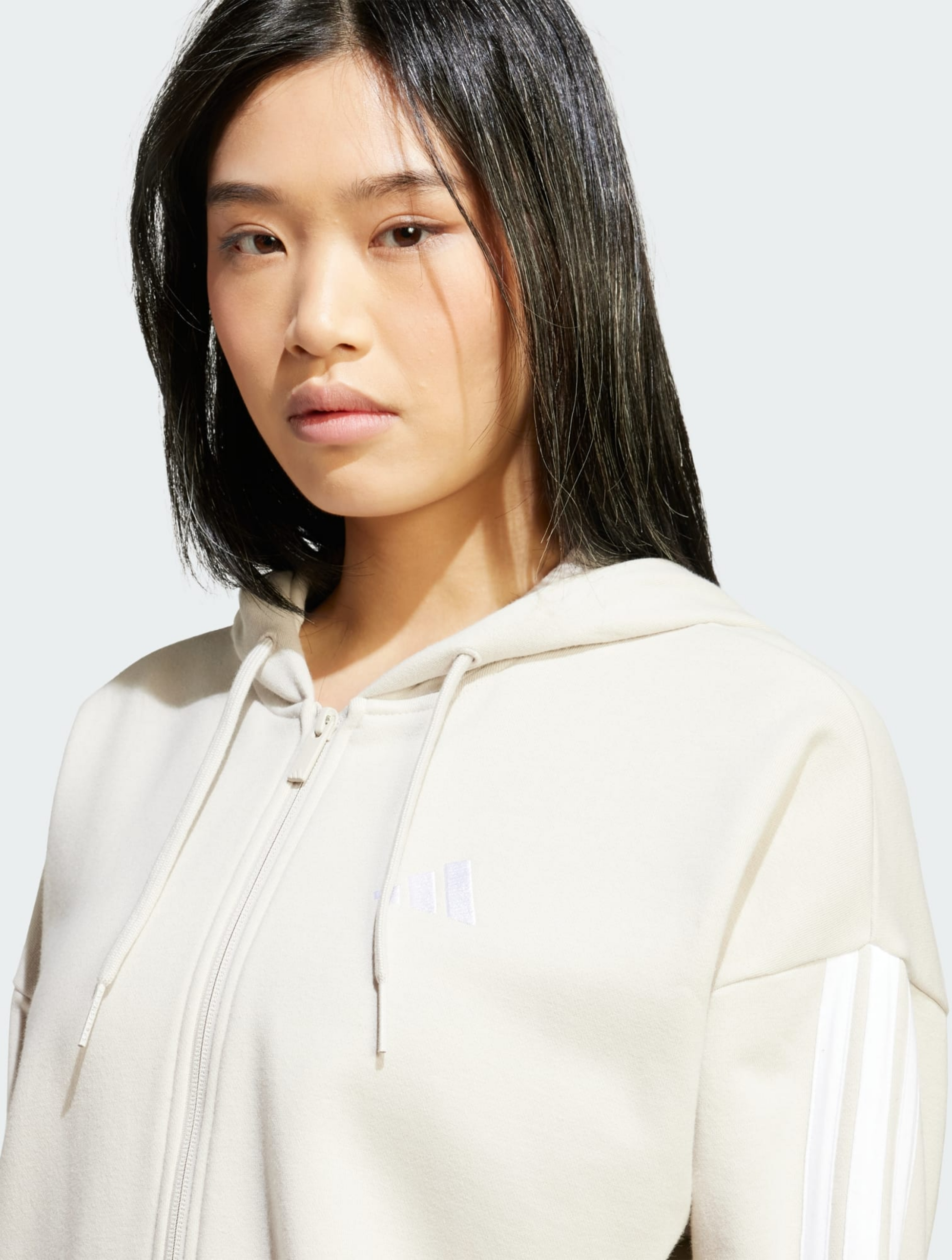 ADIDAS, Adidas Essentials 3-stripes French Terry Full-zip Hoodie