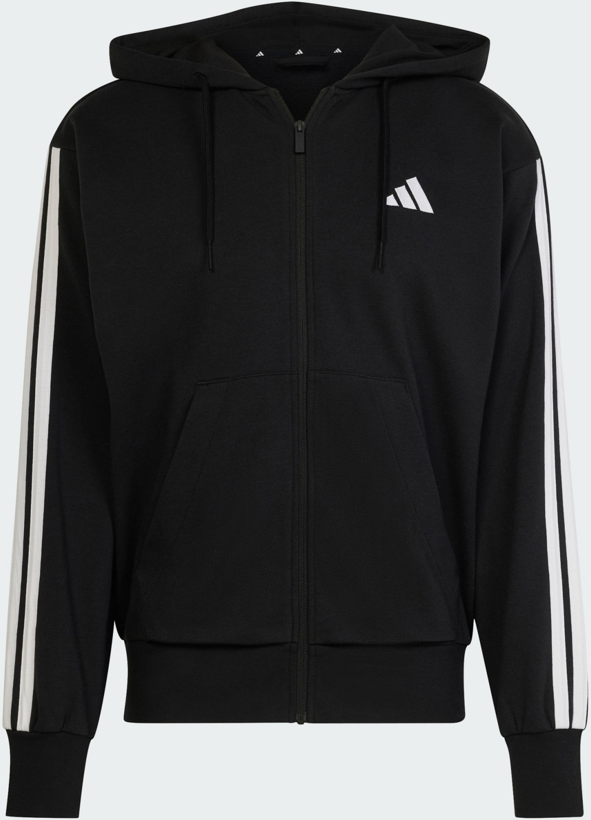 ADIDAS, Adidas Essentials 3-stripes French Terry Full-zip Hoodie