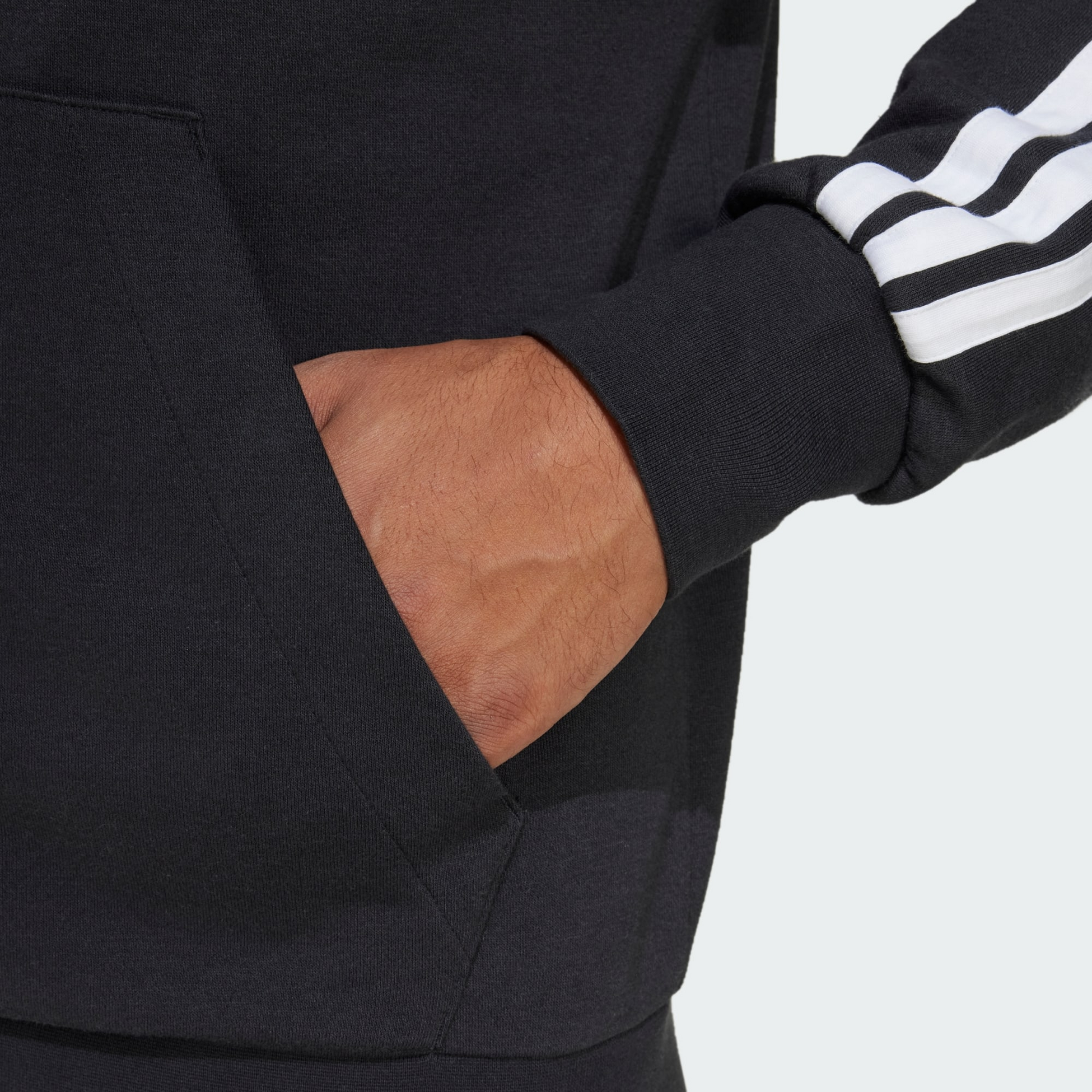 ADIDAS, Adidas Essentials 3-stripes French Terry Full-zip Hoodie
