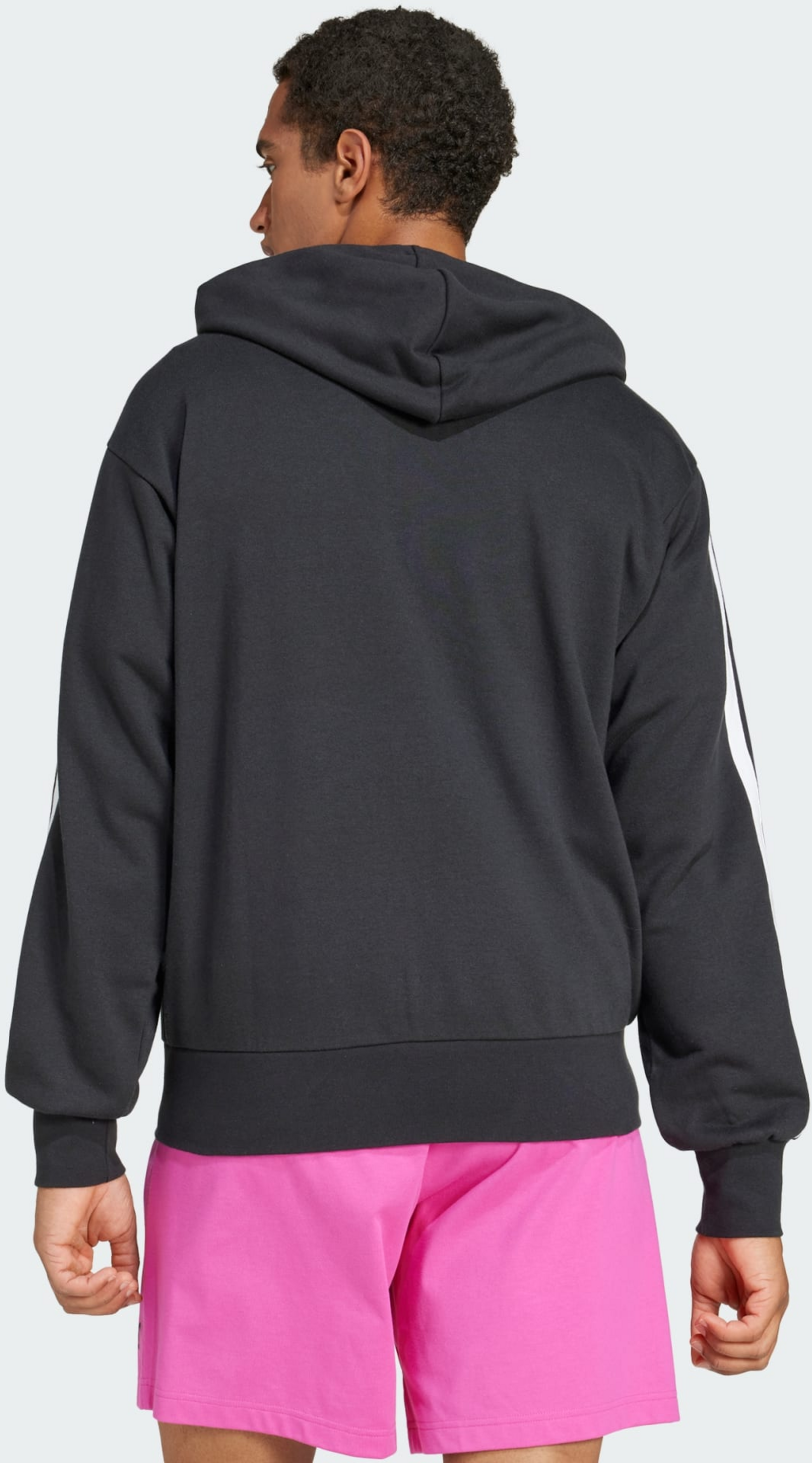 ADIDAS, Adidas Essentials 3-stripes French Terry Full-zip Hoodie