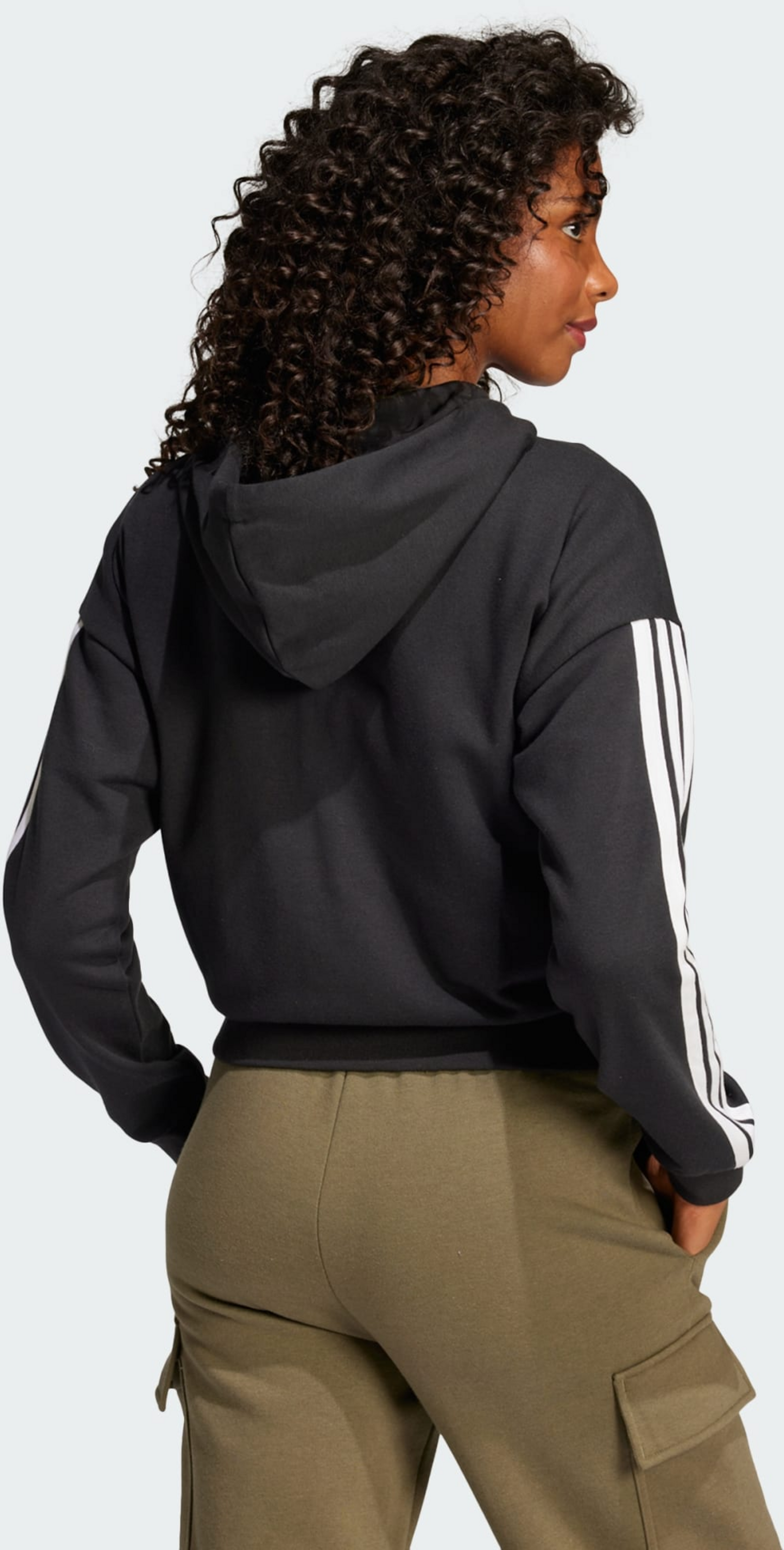 ADIDAS, Adidas Essentials 3-stripes French Terry Full-zip Hoodie