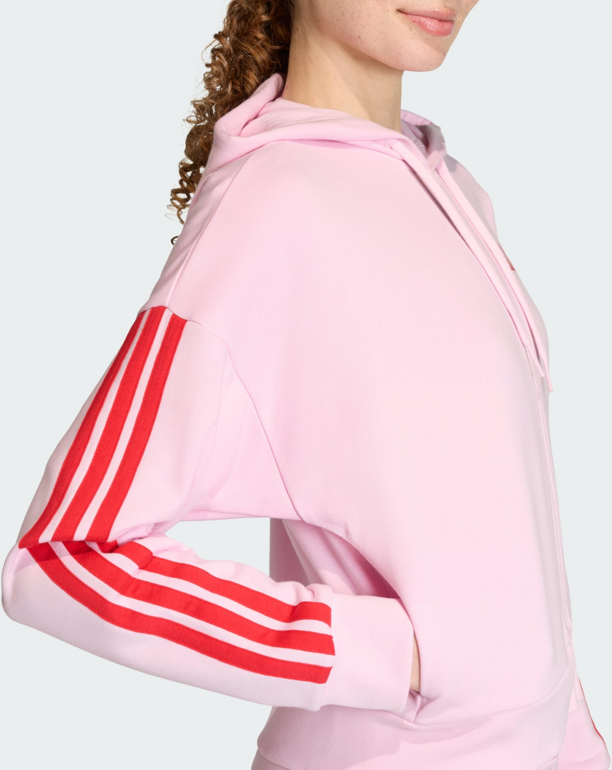 ADIDAS, Adidas Essentials 3-stripes French Terry Full-zip Hoodie