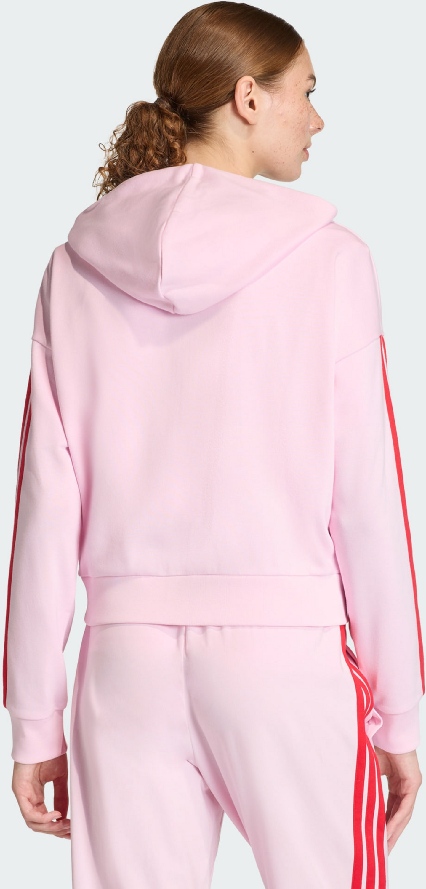 ADIDAS, Adidas Essentials 3-stripes French Terry Full-zip Hoodie