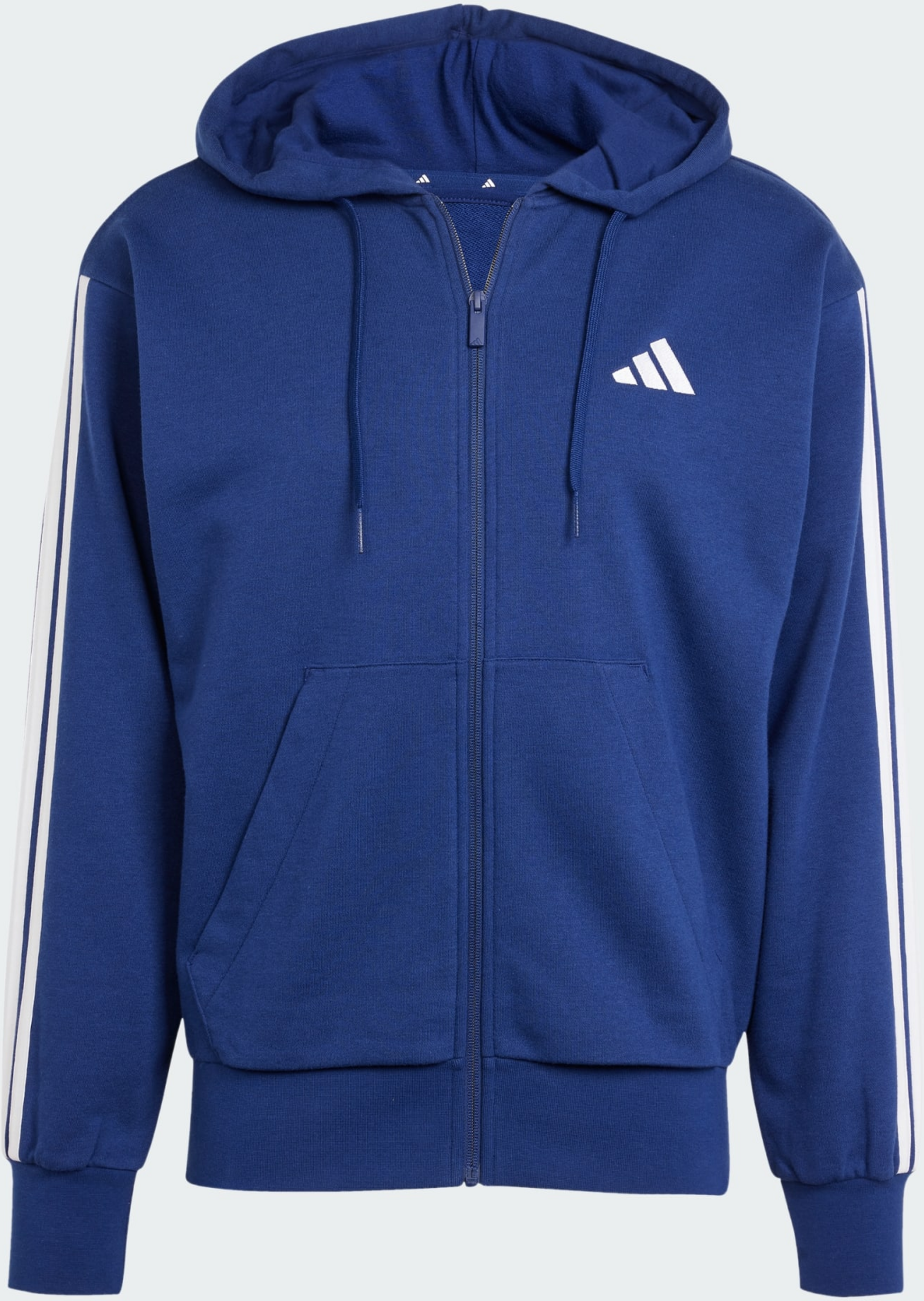 ADIDAS, Adidas Essentials 3-stripes French Terry Full-zip Hoodie