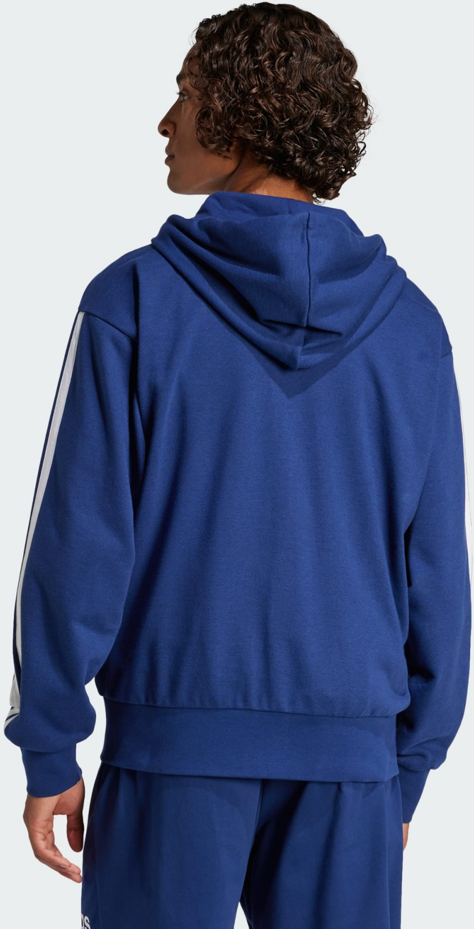 ADIDAS, Adidas Essentials 3-stripes French Terry Full-zip Hoodie