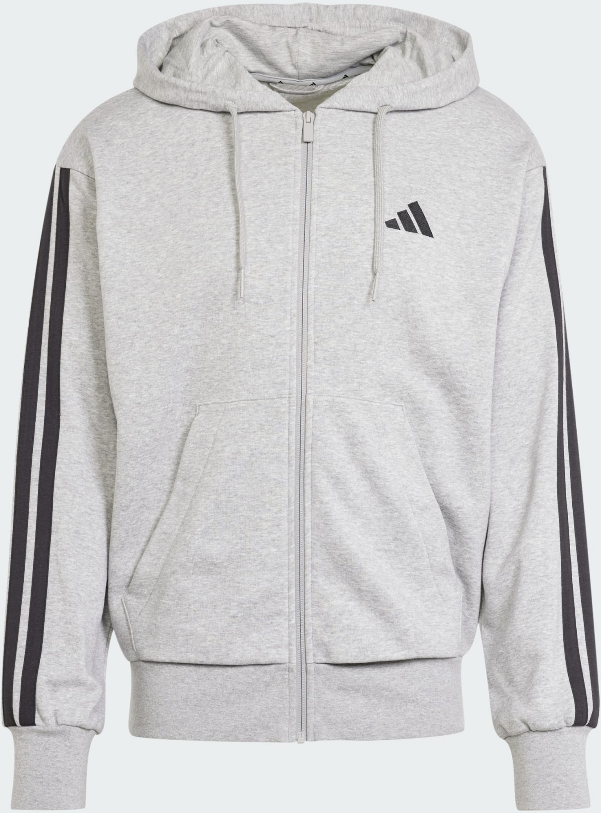 ADIDAS, Adidas Essentials 3-stripes French Terry Full-zip Hoodie