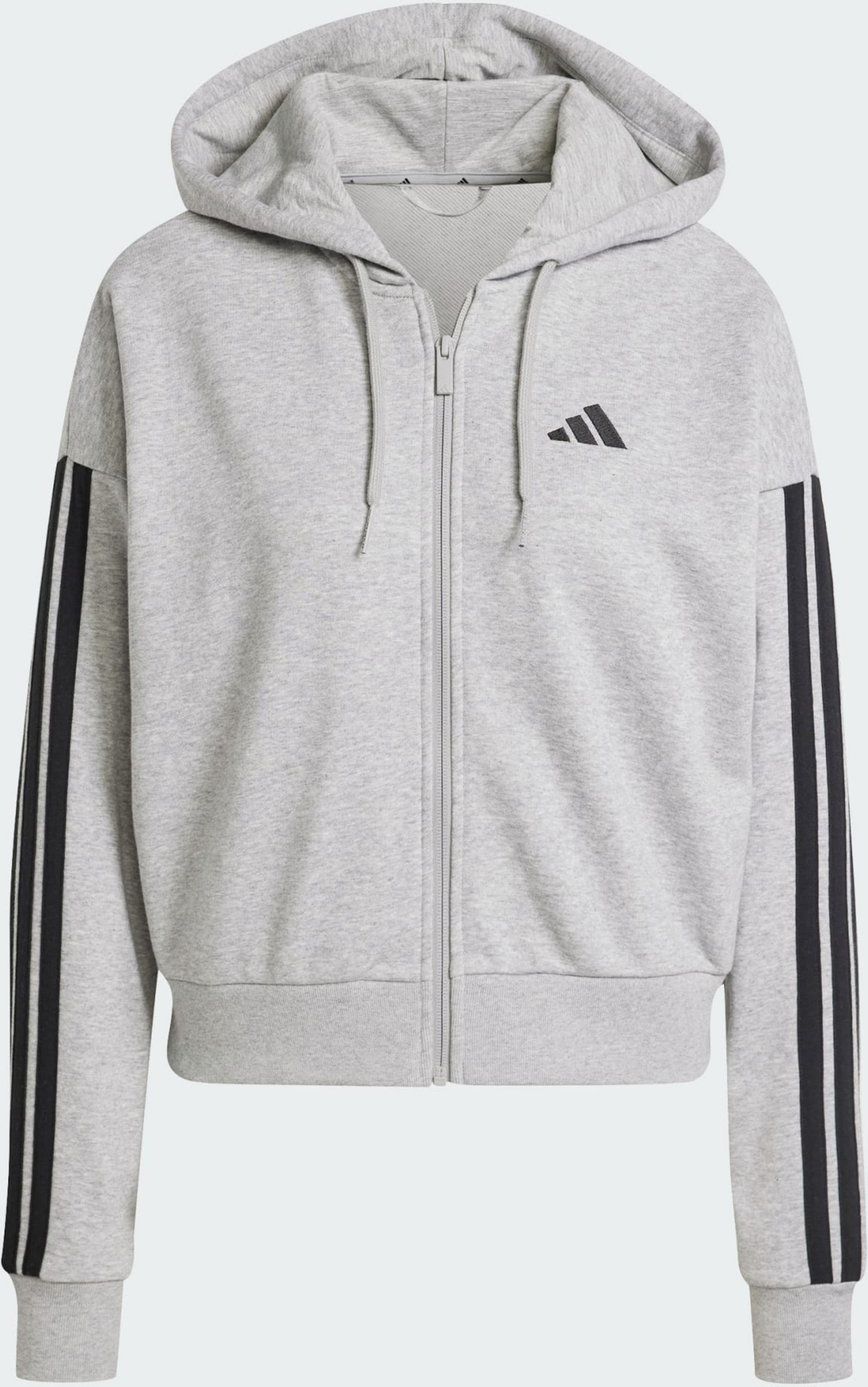 ADIDAS, Adidas Essentials 3-stripes French Terry Full-zip Hoodie