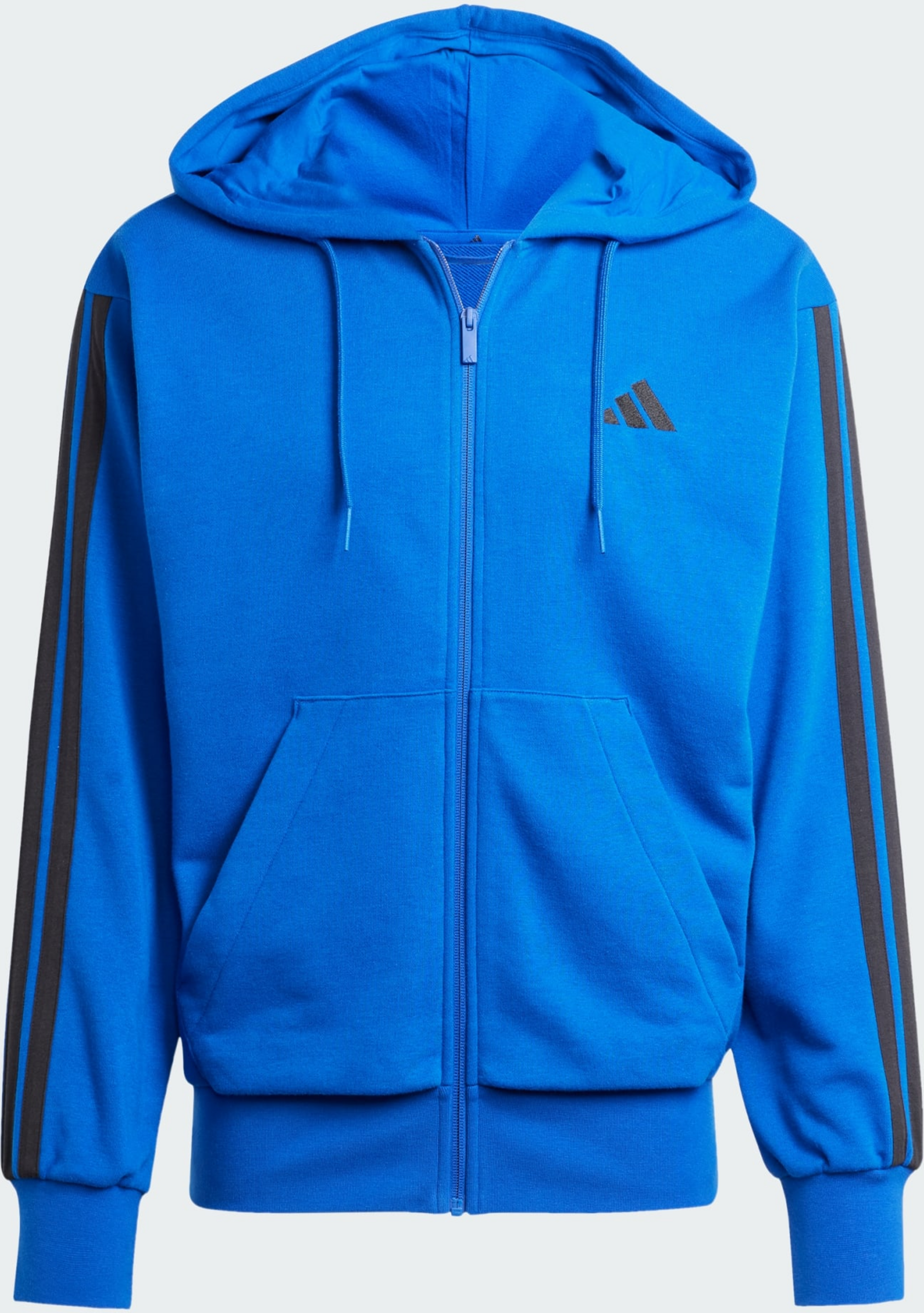 ADIDAS, Adidas Essentials 3-stripes French Terry Full-zip Hoodie