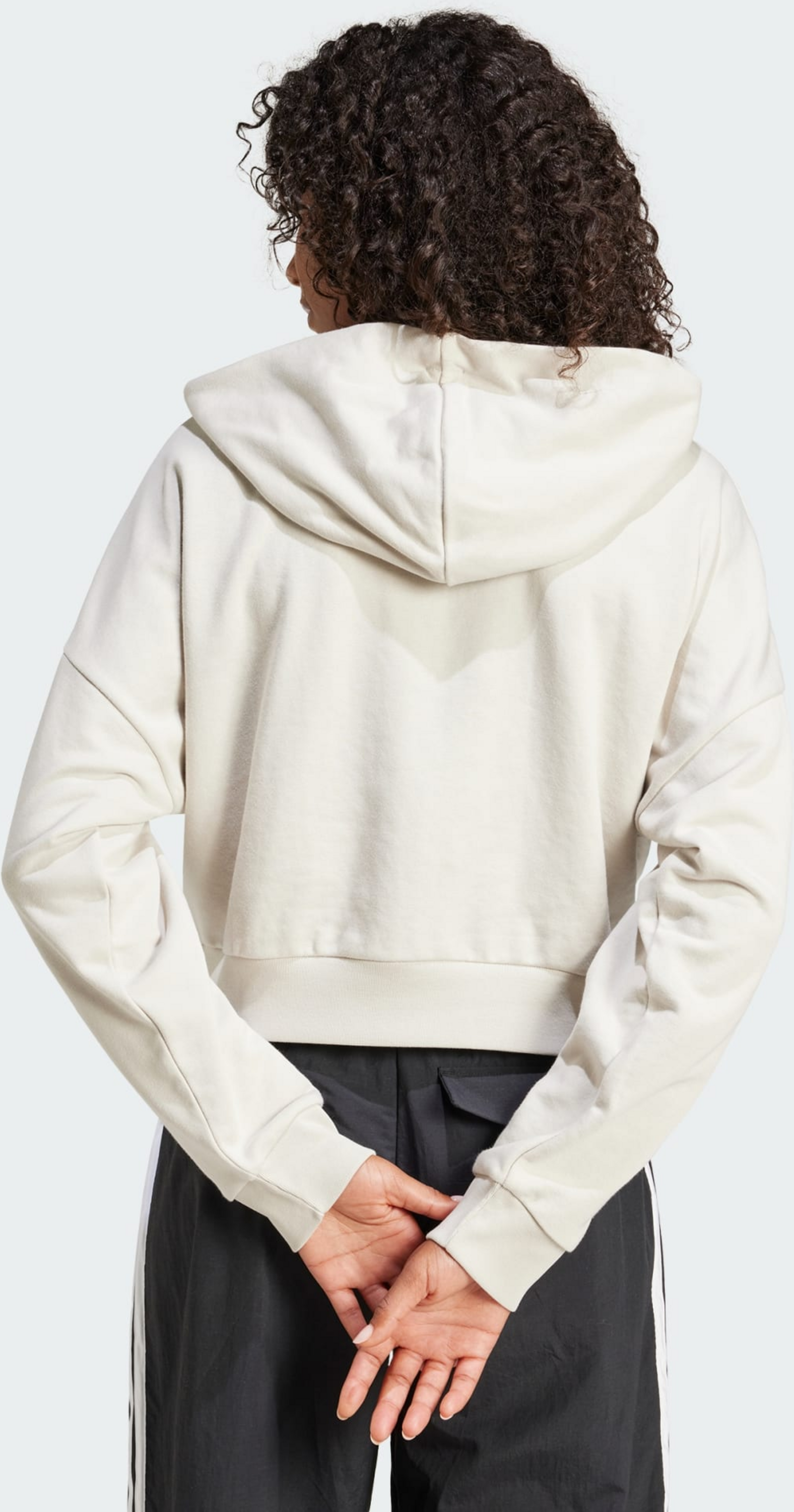 ADIDAS, Adidas Essentials 3-stripes French Terry Quarter-zip Hoodie