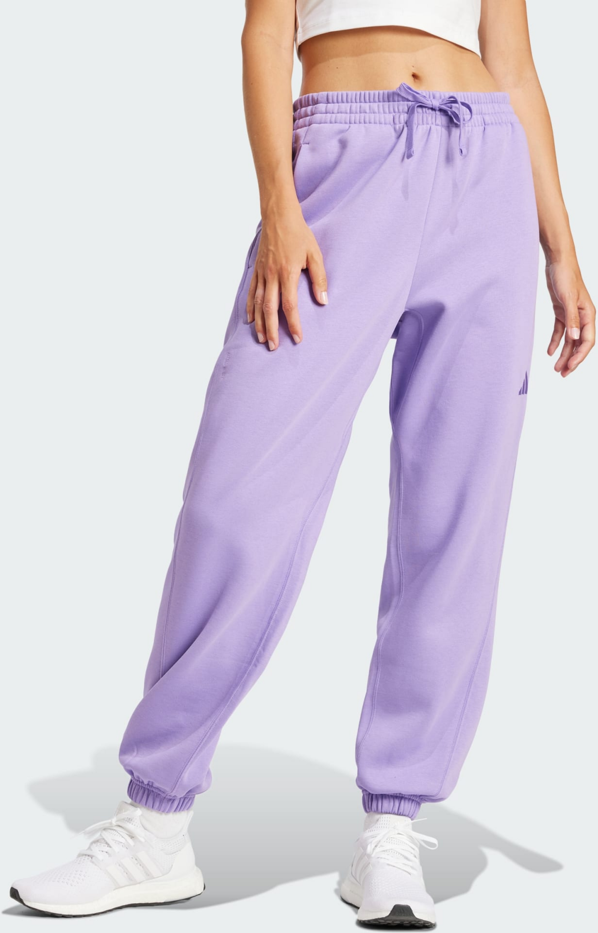 ADIDAS, Adidas Essentials 3-stripes French Terry-byxor Med Mudd