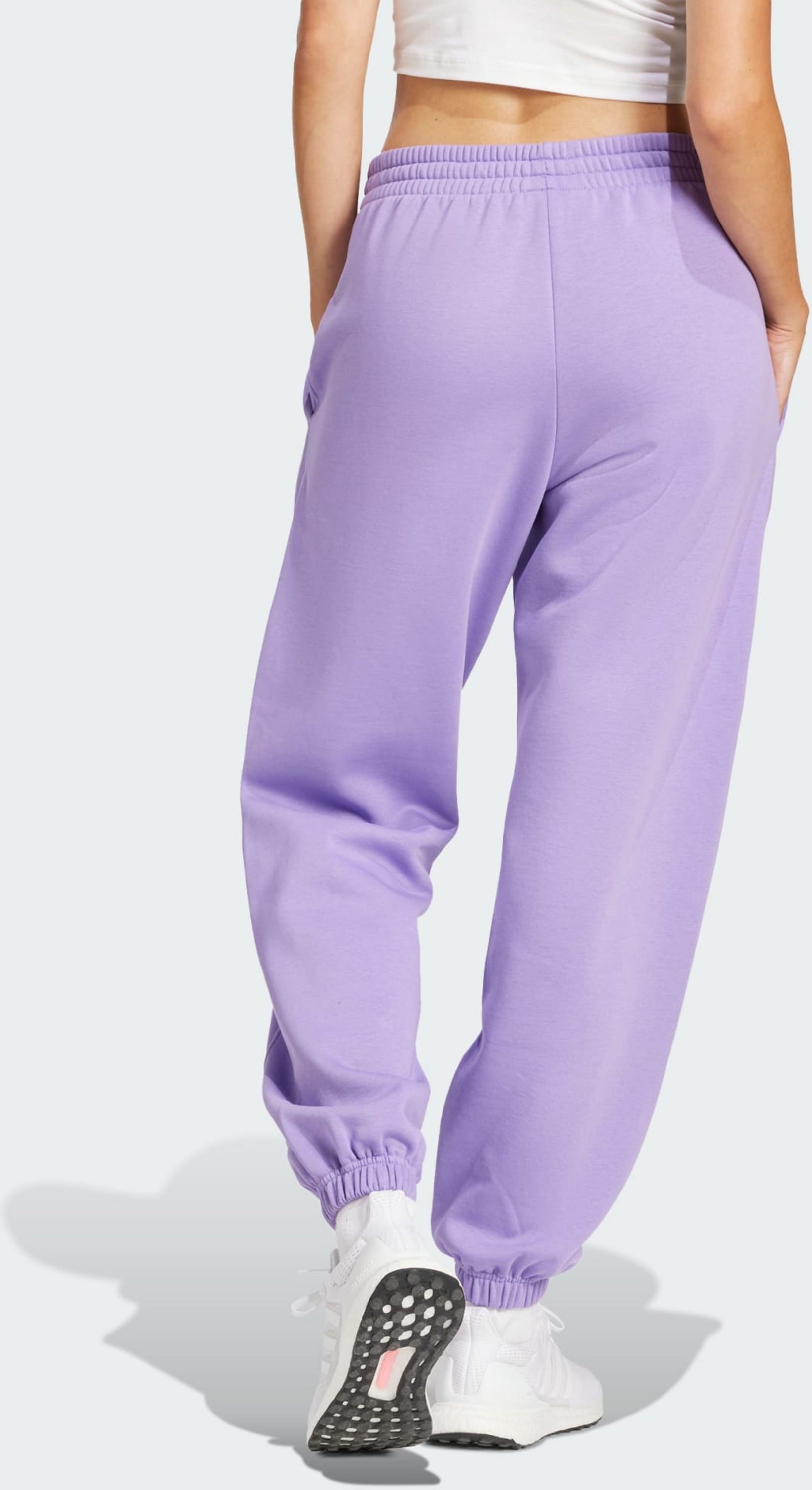 ADIDAS, Adidas Essentials 3-stripes French Terry-byxor Med Mudd