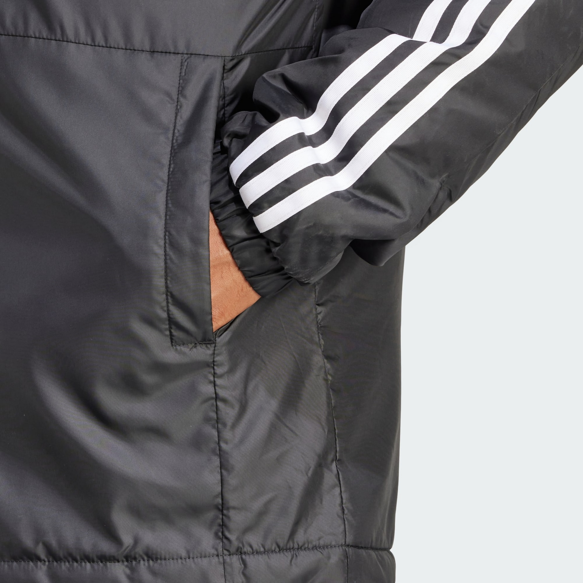 ADIDAS, Adidas Essentials 3-stripes Insulated Hooded Jacka