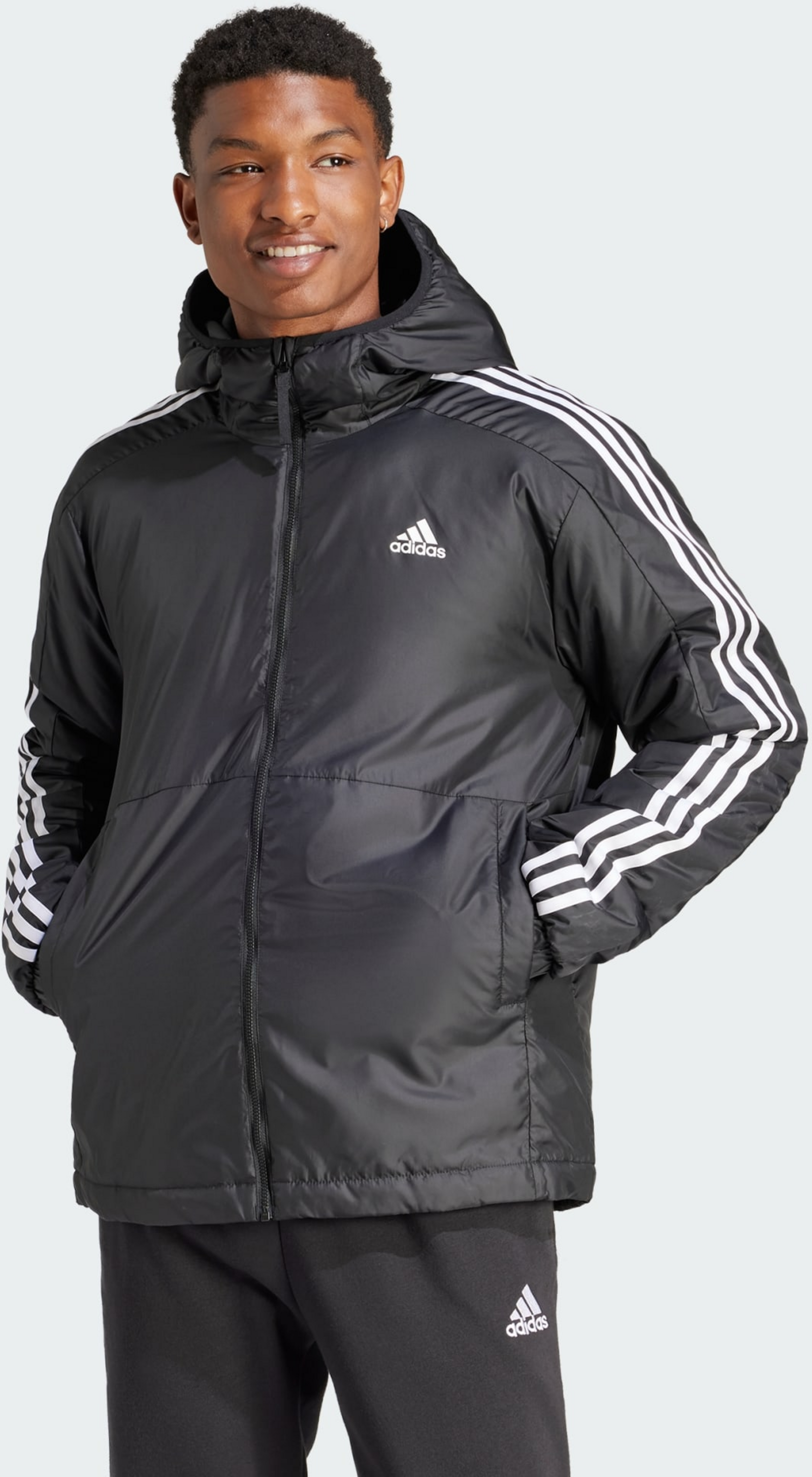 ADIDAS, Adidas Essentials 3-stripes Insulated Hooded Jacka