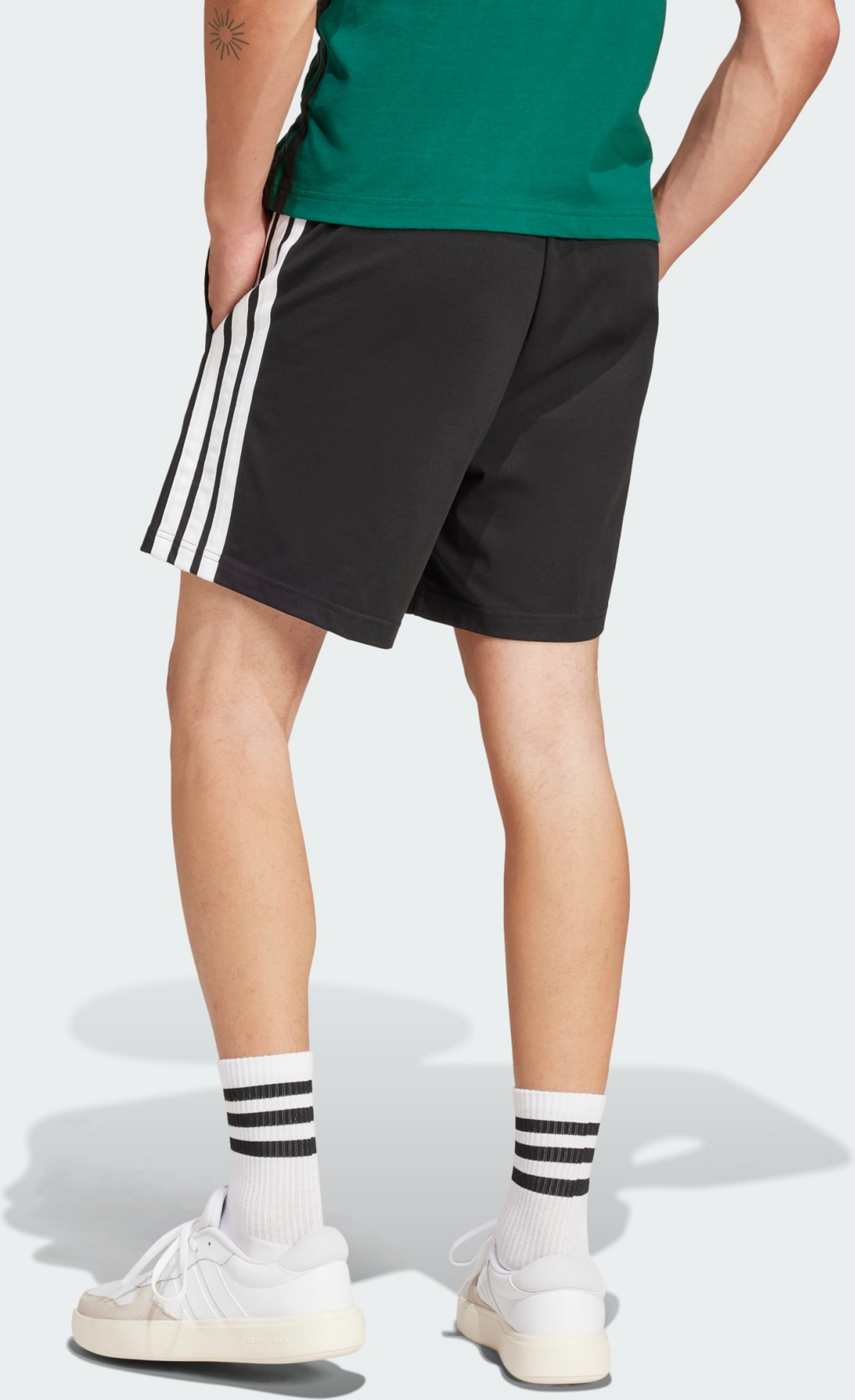 ADIDAS, Adidas Essentials 3-stripes Single Jersey 7-inch Shorts