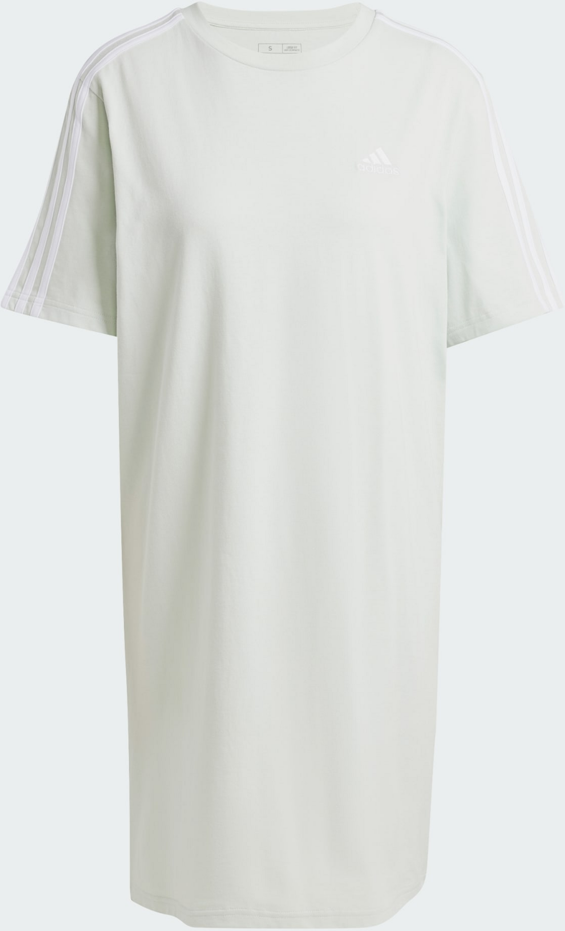 ADIDAS, Adidas Essentials 3-stripes Single Jersey Boyfriend Tee Dress