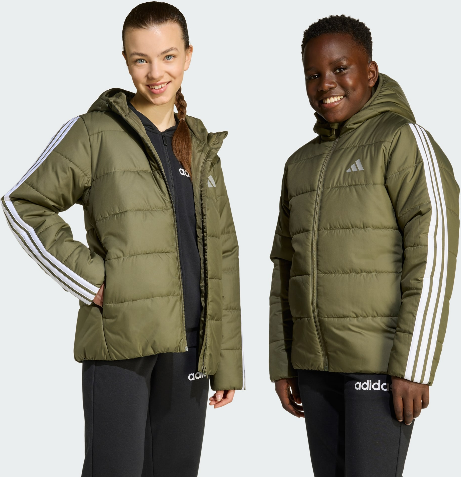 ADIDAS, Adidas Essentials 3-stripes Vadderad Jacka Barn