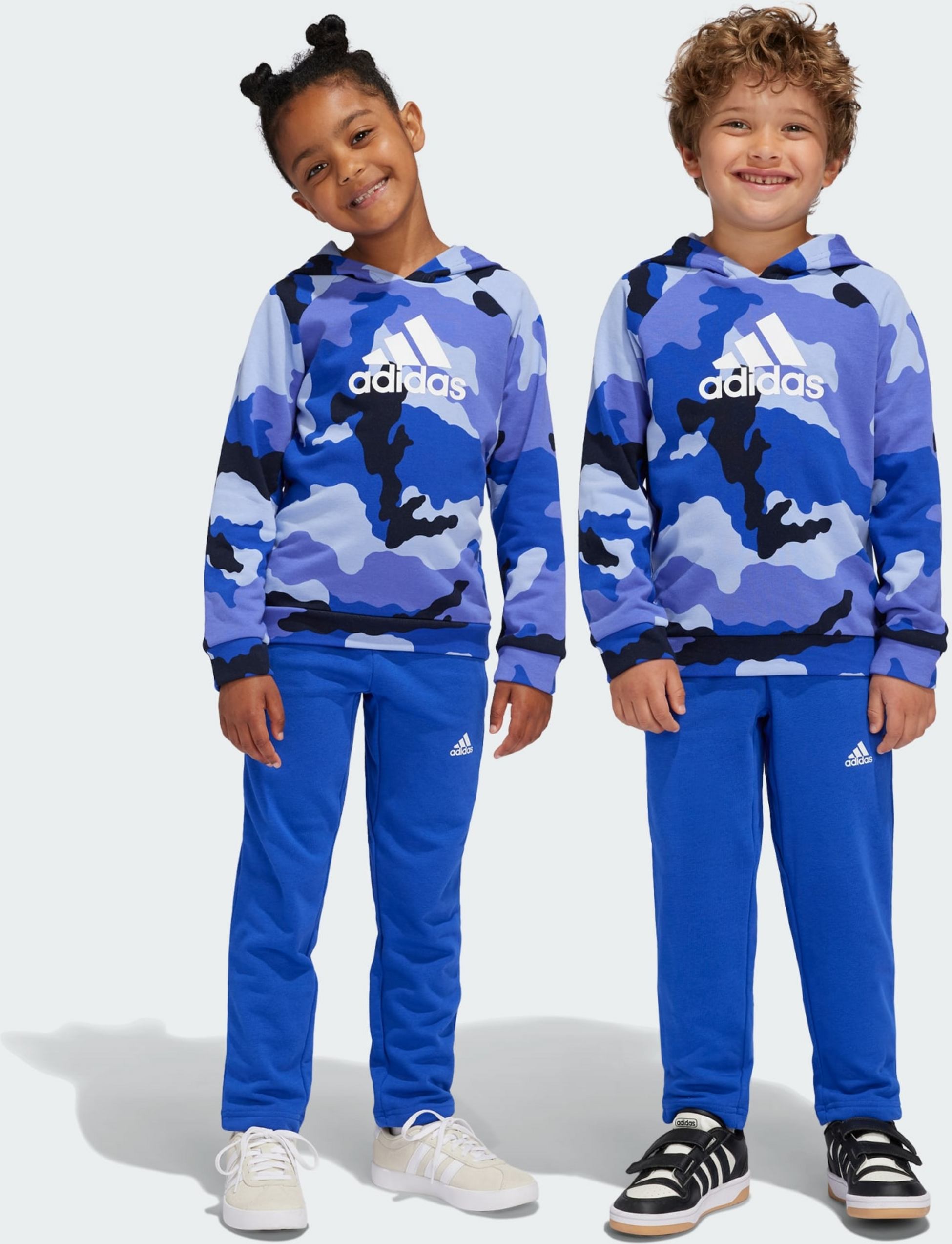 ADIDAS, Adidas Essentials Allover Print Hoodie Set Barn