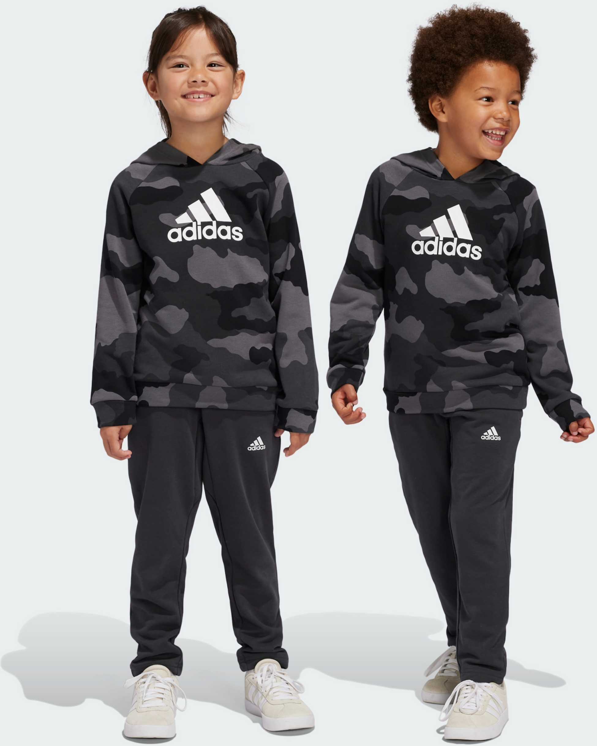 ADIDAS, Adidas Essentials Allover Print Hoodie Set Barn