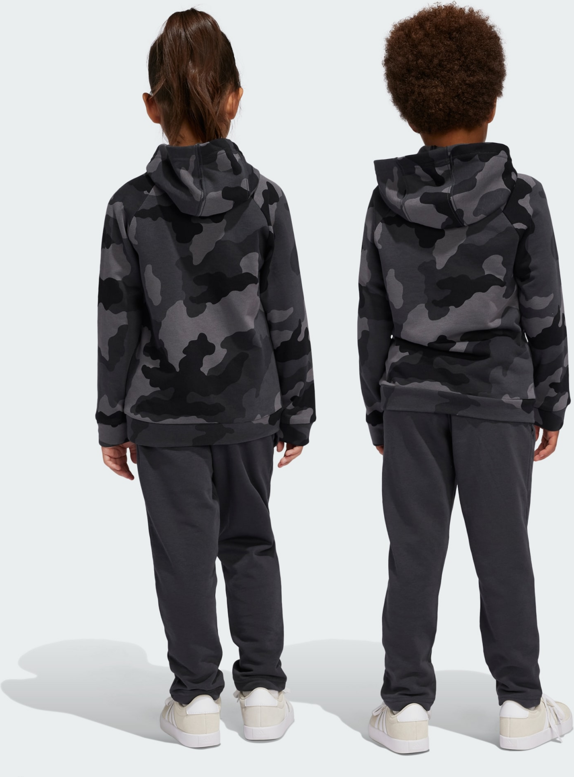 ADIDAS, Adidas Essentials Allover Print Hoodie Set Barn