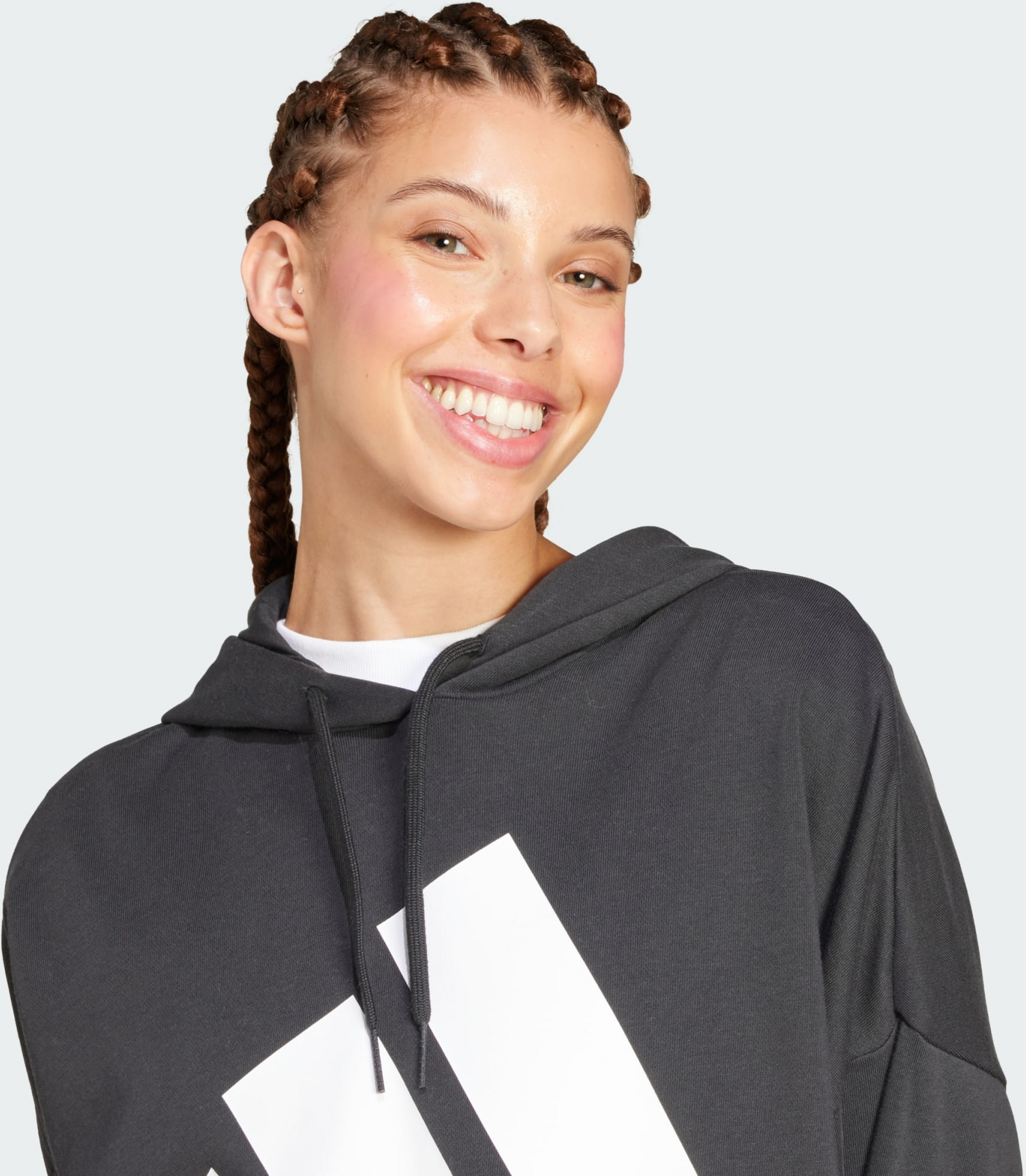 ADIDAS, Adidas Essentials Big Logo French Terry Loose Hoodie