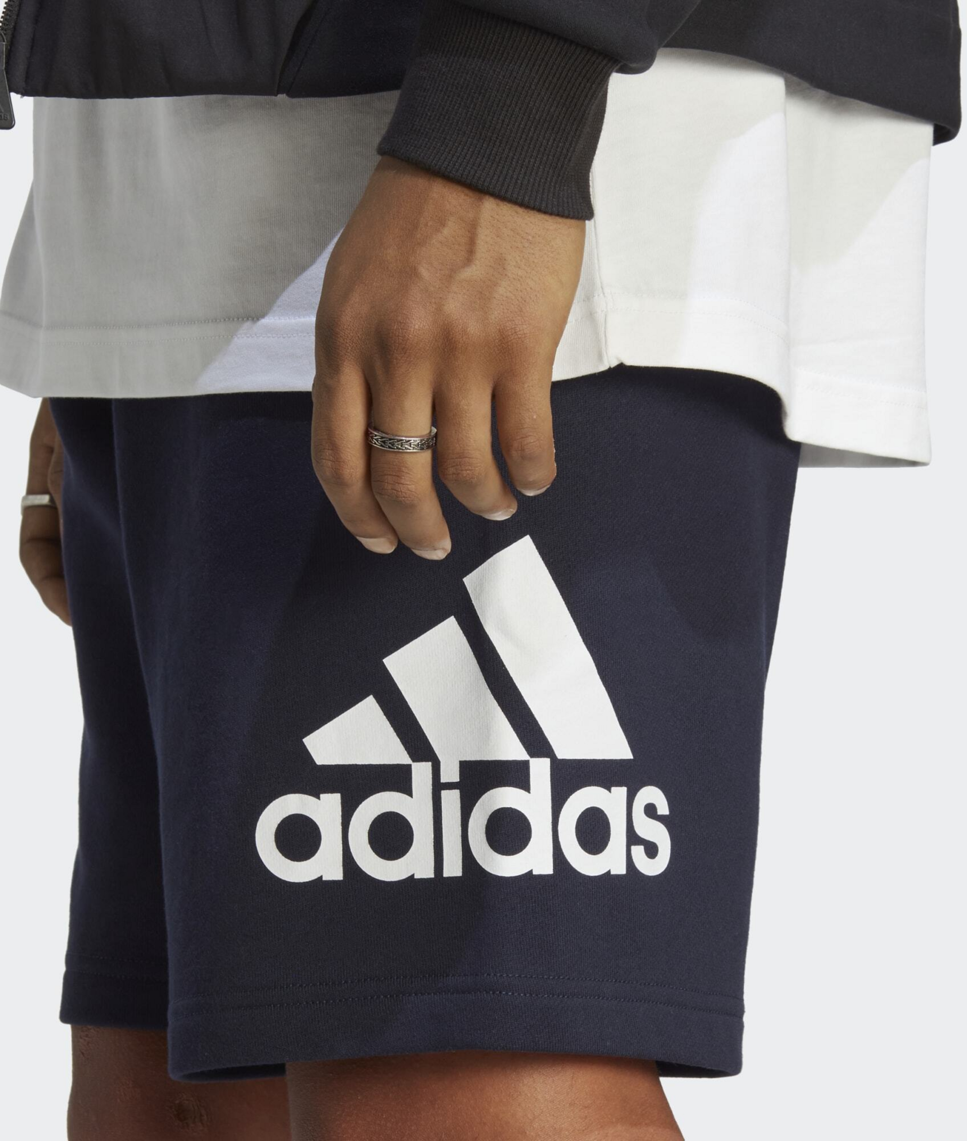 ADIDAS, Adidas Essentials Big Logo French Terry Shorts