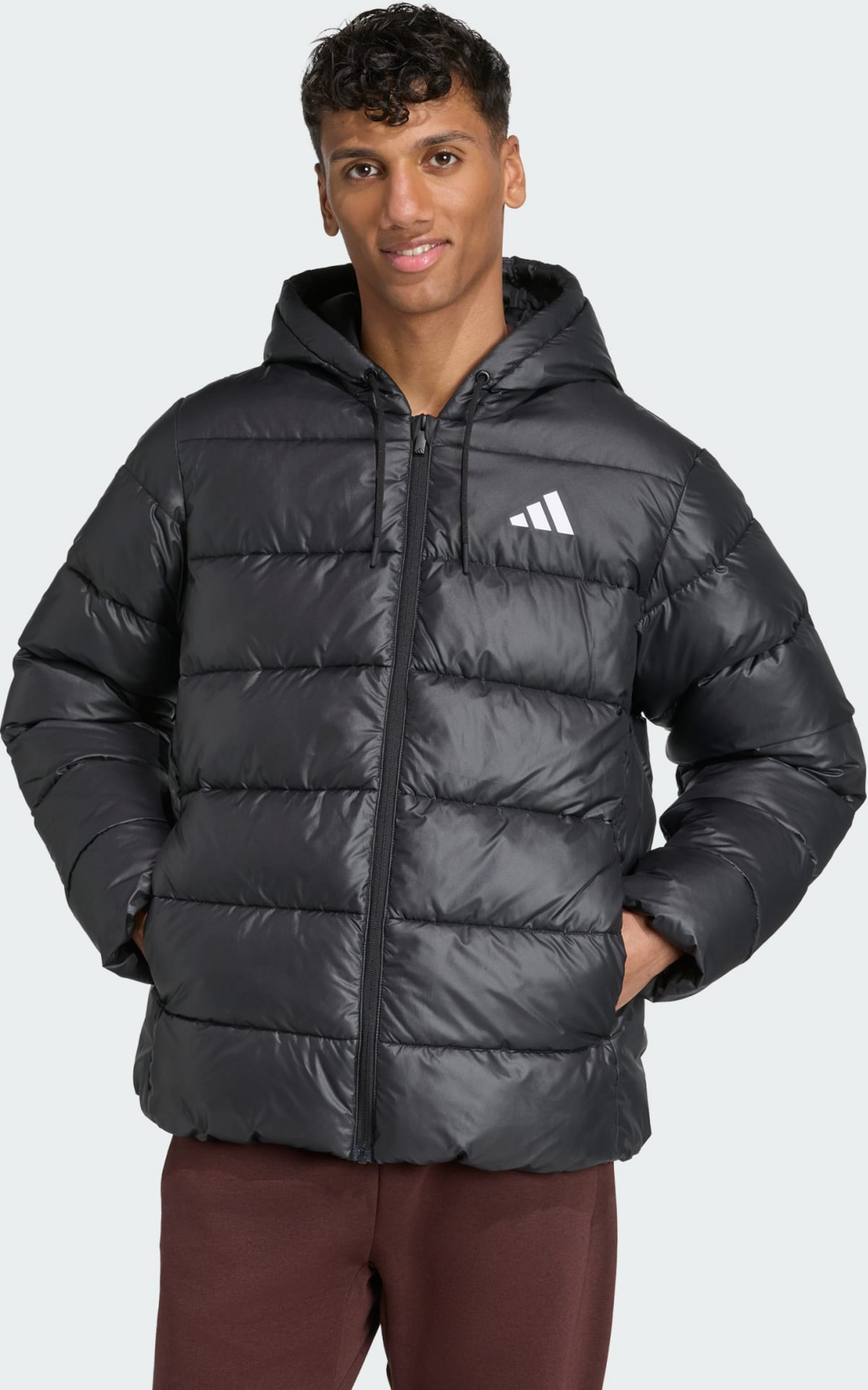 ADIDAS, Adidas Essentials Climawarm Pufferjacka I Syntetdun Med Huva
