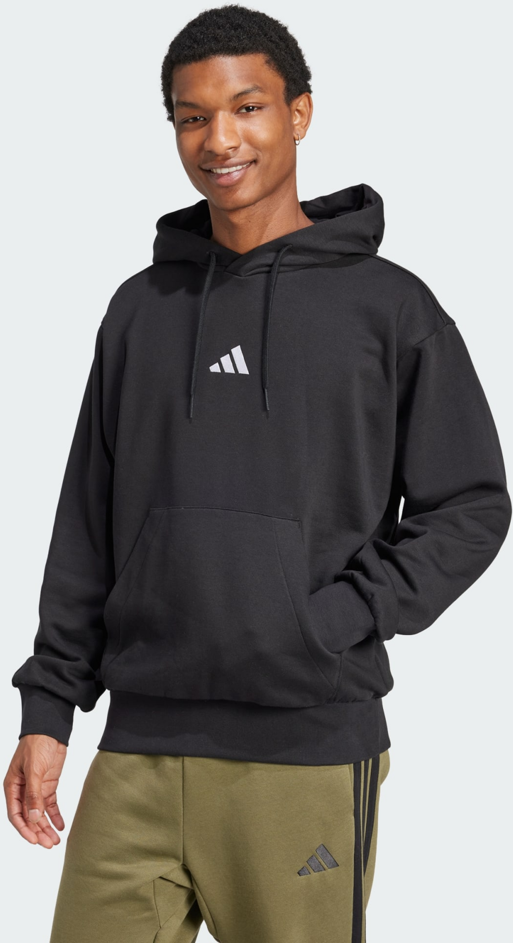 ADIDAS, Adidas Essentials Feelcozy Fleece Hoodie