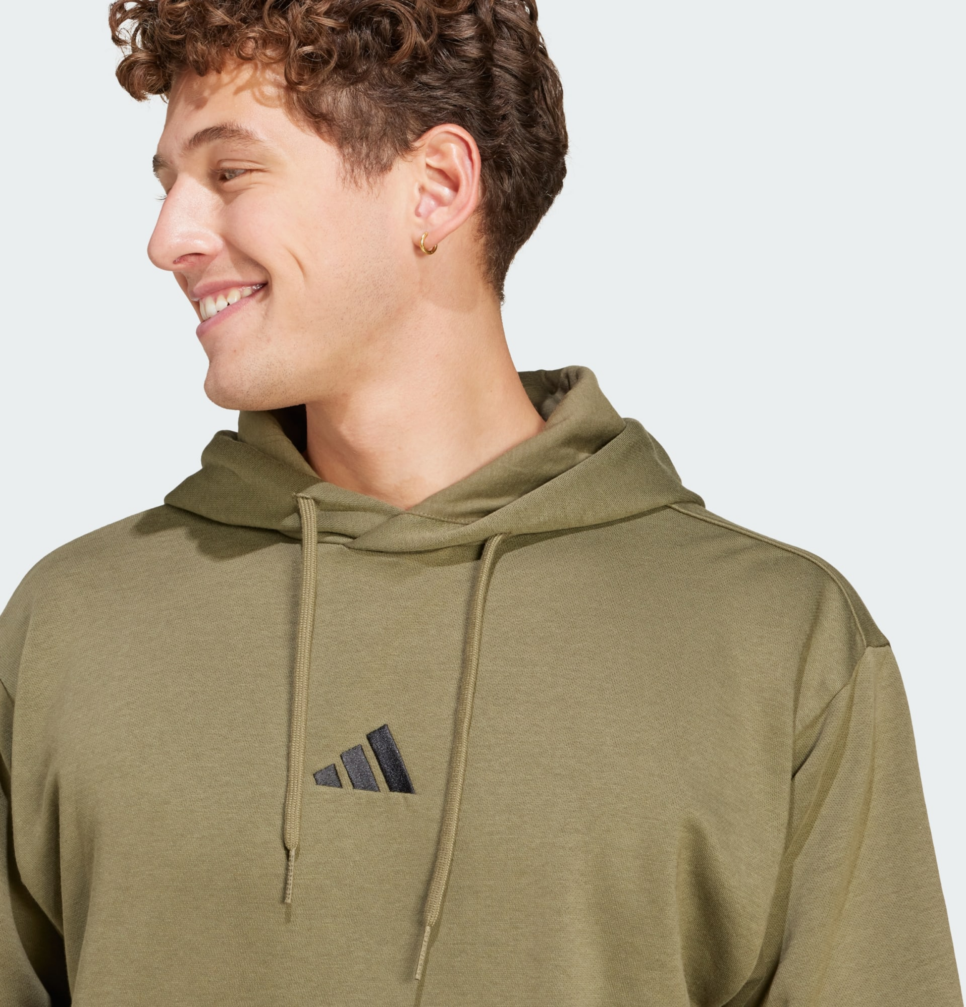 ADIDAS, Adidas Essentials Feelcozy Fleece Hoodie