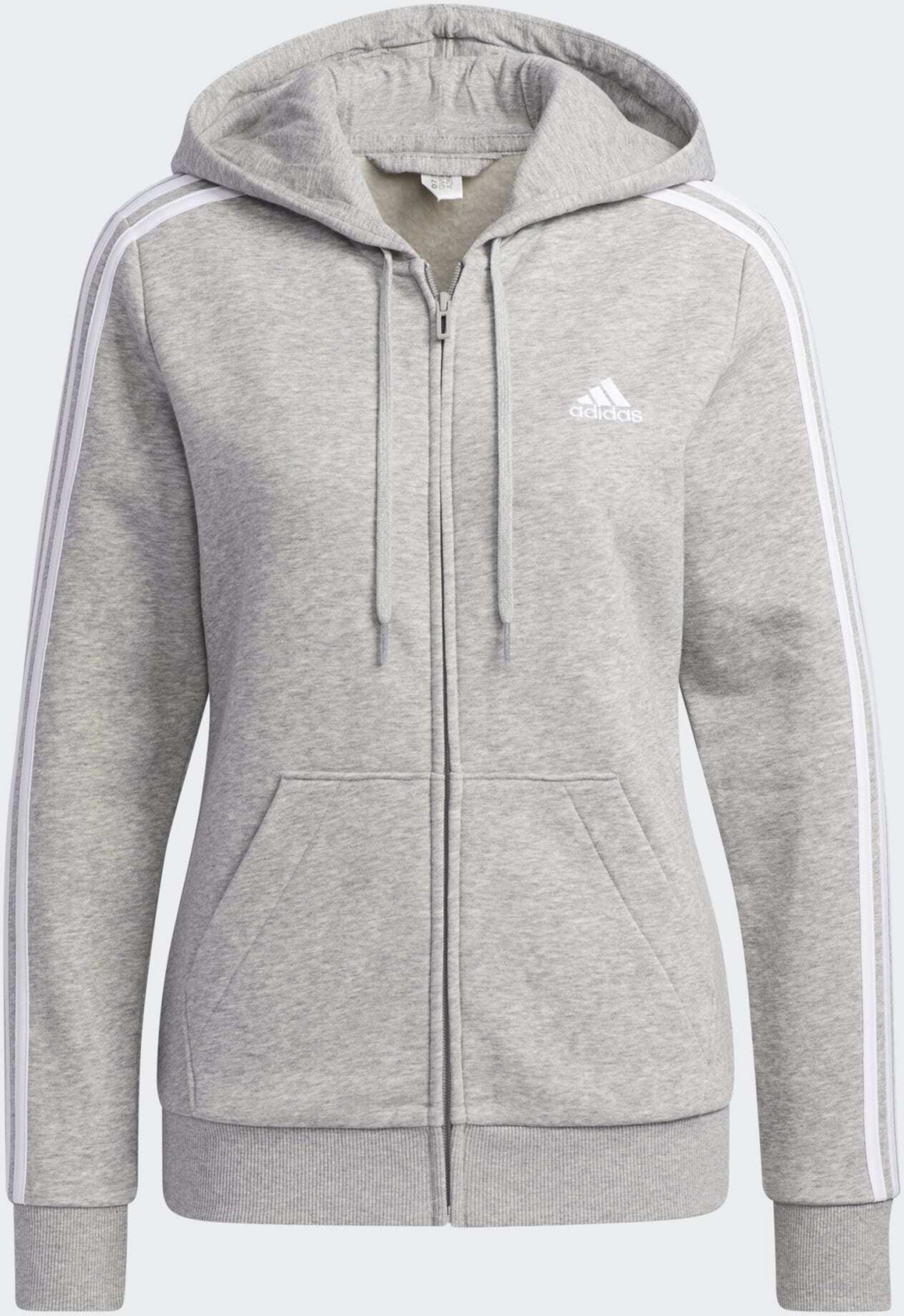 ADIDAS, Adidas Essentials Fleece 3-stripes Full-zip Hoodie