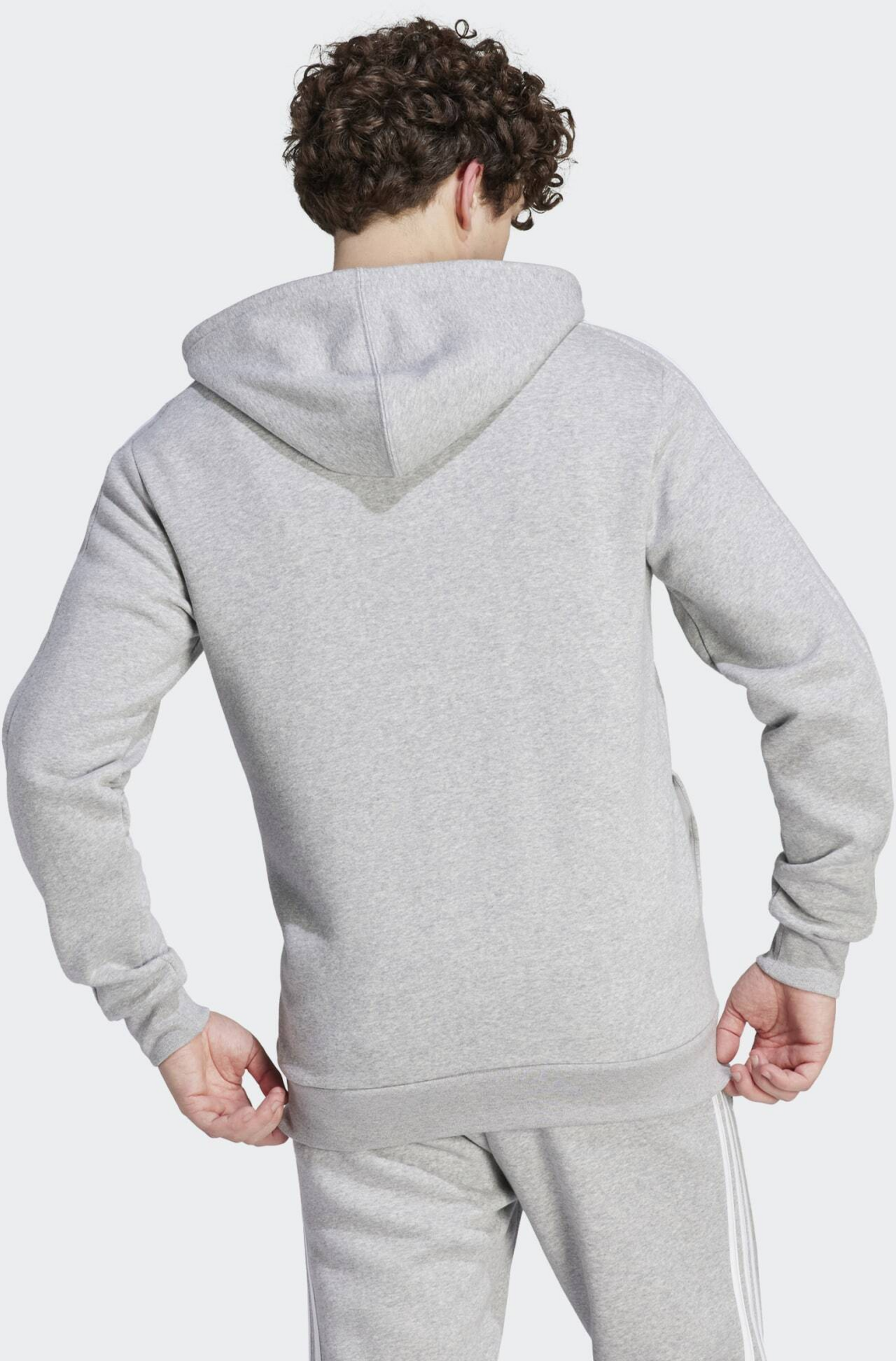 ADIDAS, Adidas Essentials Fleece 3-stripes Full-zip Hoodie