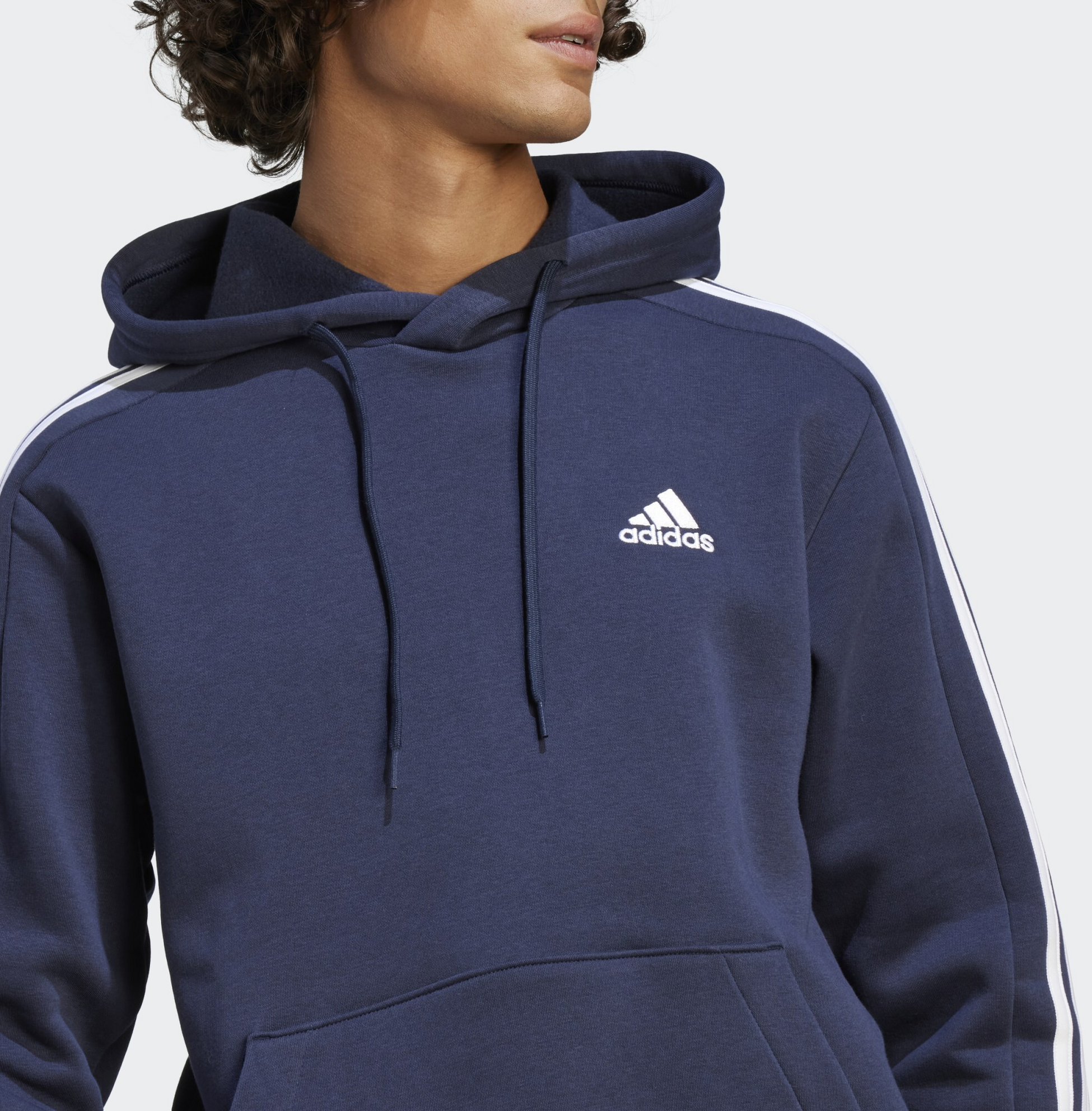 ADIDAS, Adidas Essentials Fleece 3-stripes Hoodie