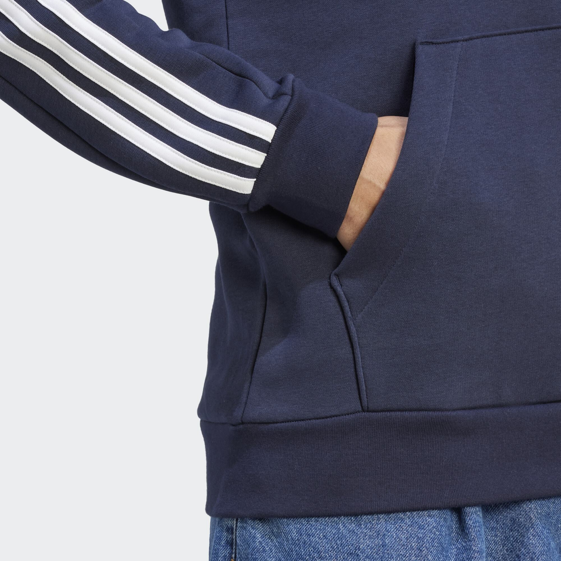 ADIDAS, Adidas Essentials Fleece 3-stripes Hoodie