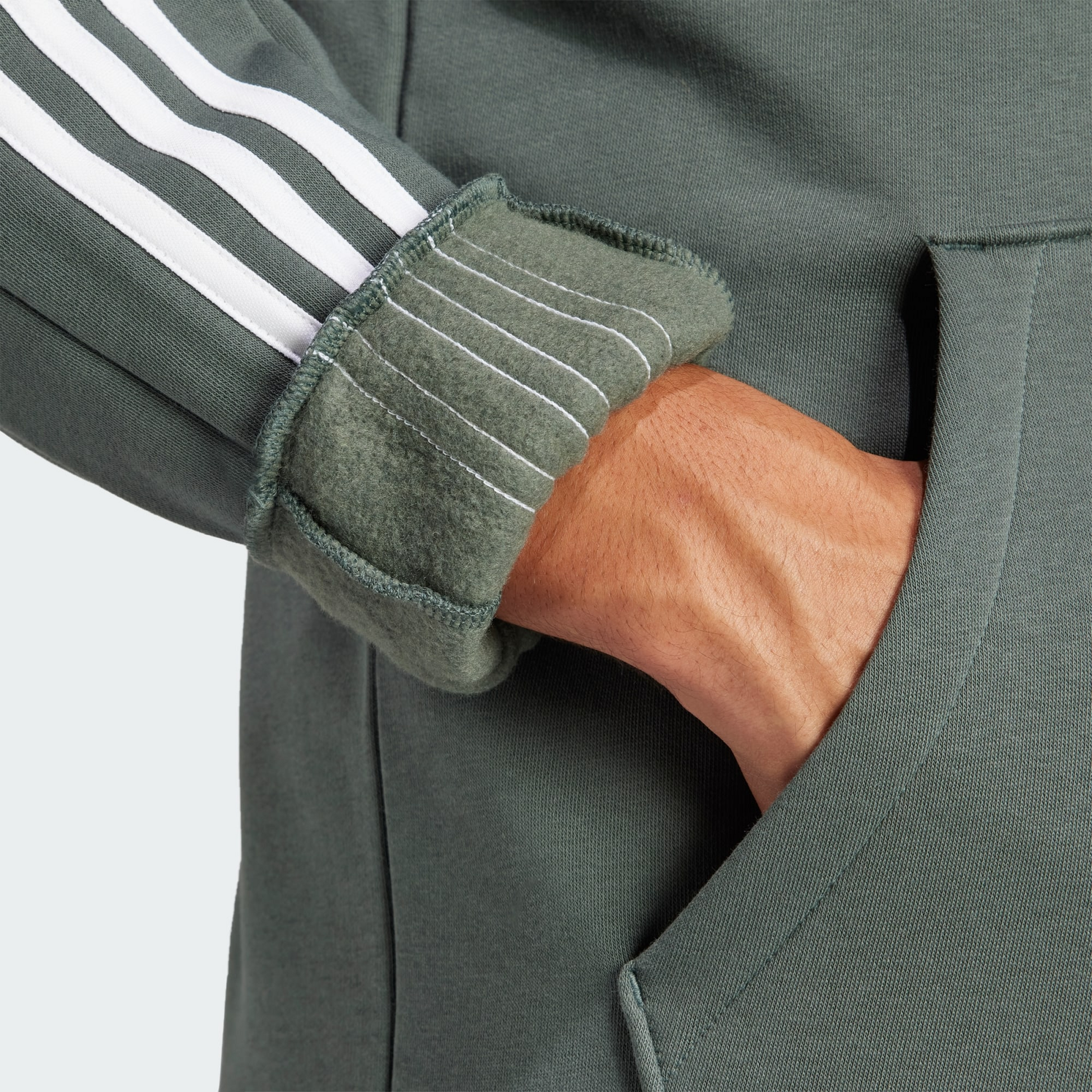 ADIDAS, Adidas Essentials Fleece 3-stripes Hoodie