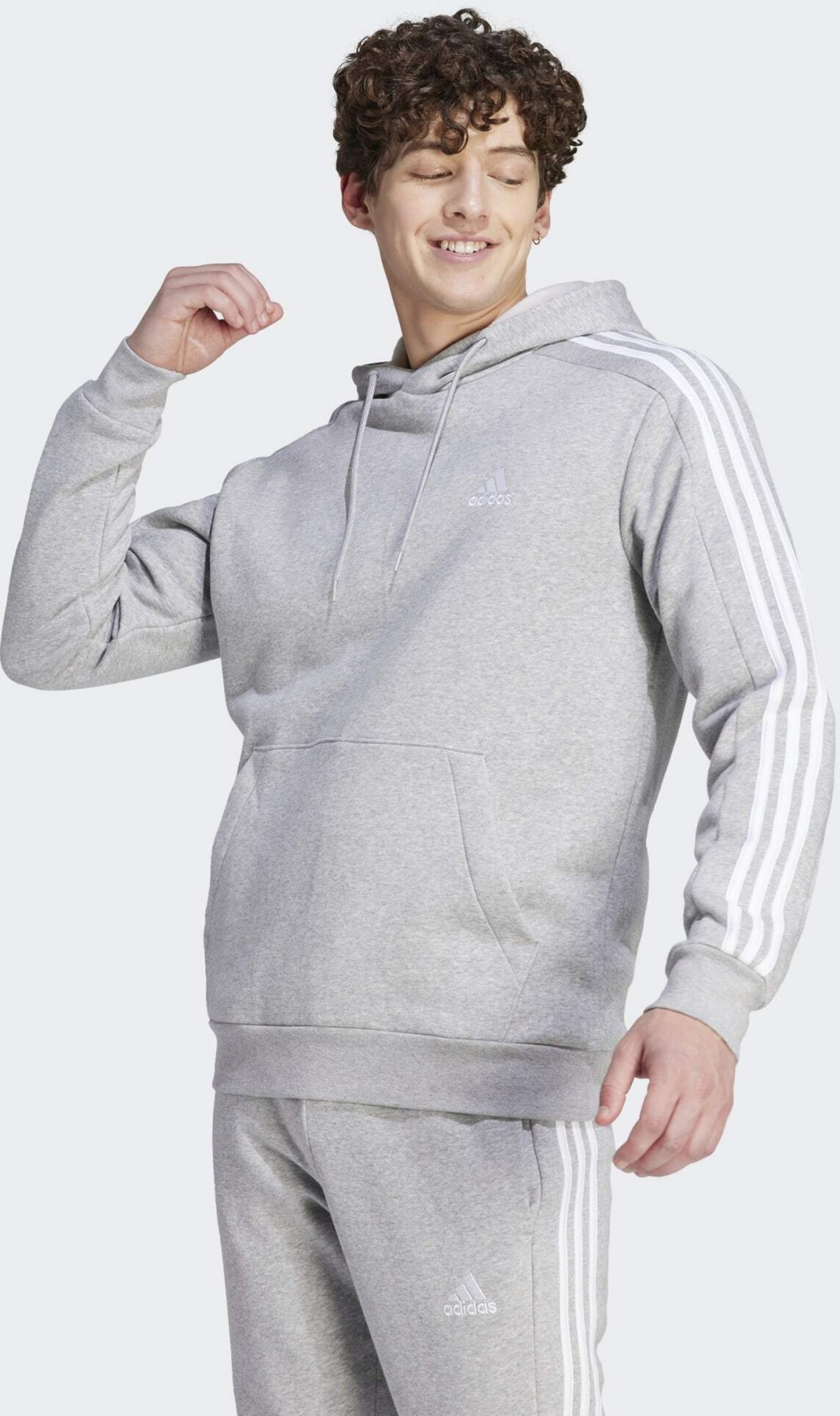 ADIDAS, Adidas Essentials Fleece 3-stripes Hoodie