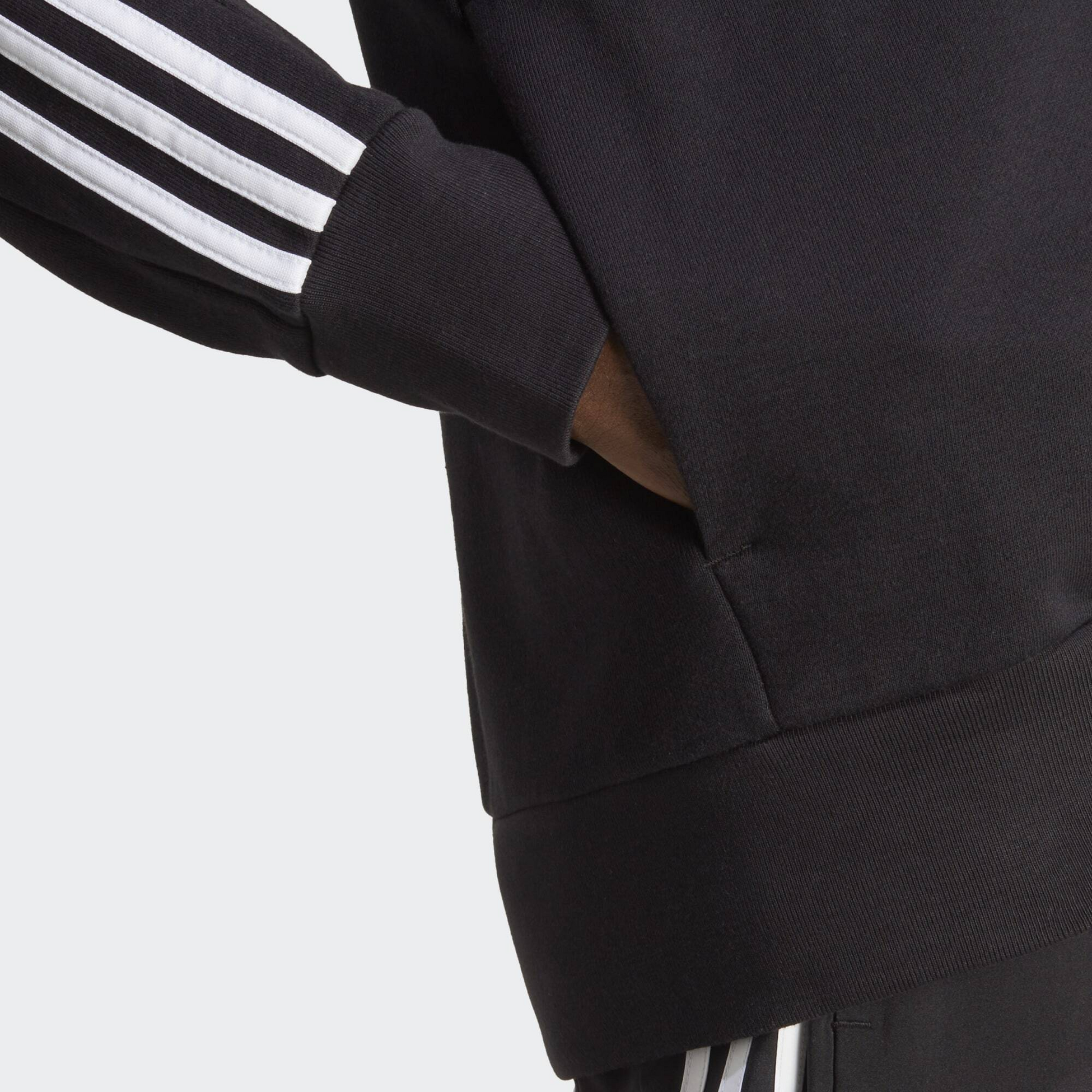 ADIDAS, Adidas Essentials French Terry 3-stripes Full-zip Hoodie