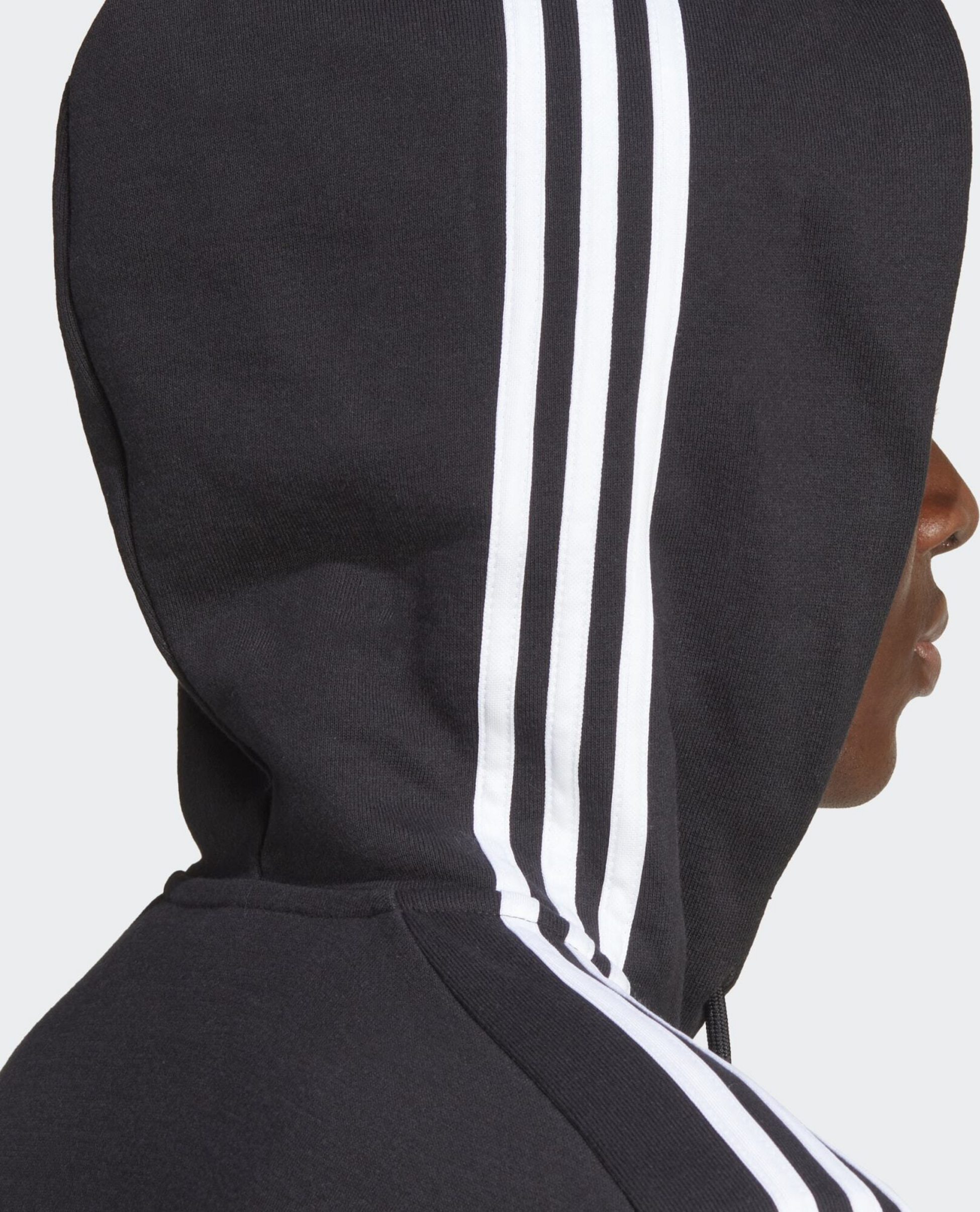 ADIDAS, Adidas Essentials French Terry 3-stripes Full-zip Hoodie