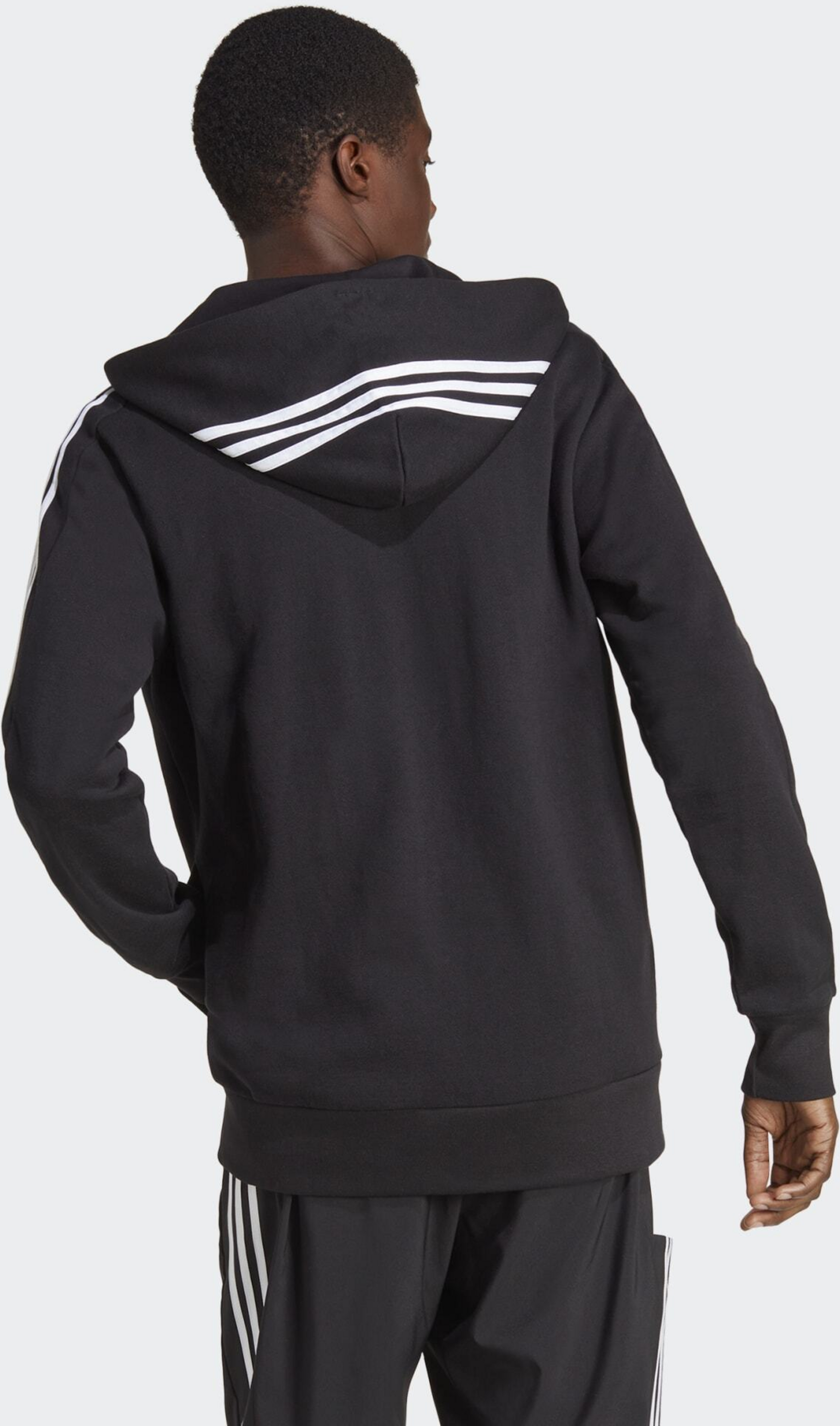 ADIDAS, Adidas Essentials French Terry 3-stripes Full-zip Hoodie